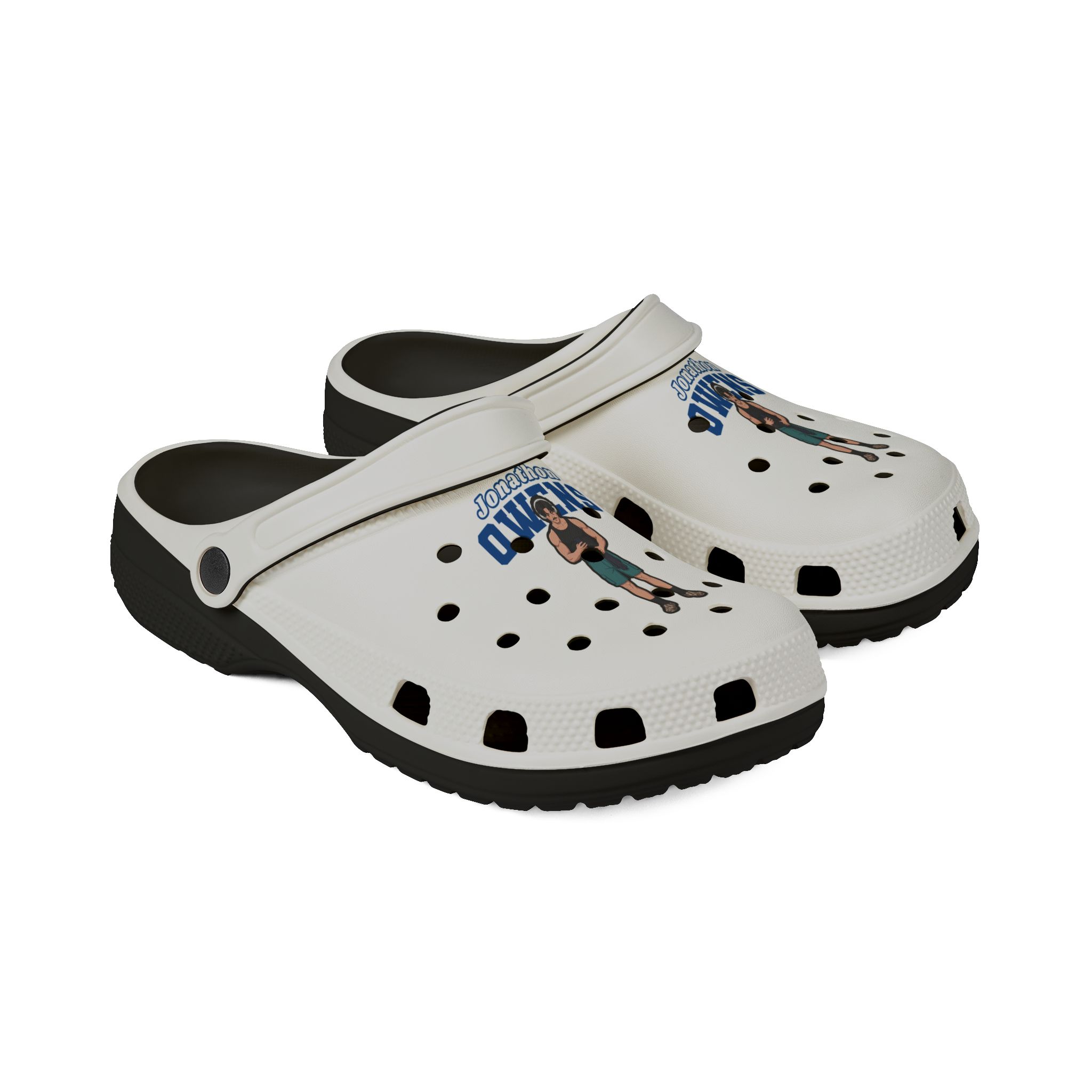 Rubber Clogs — character_name_arch in Black