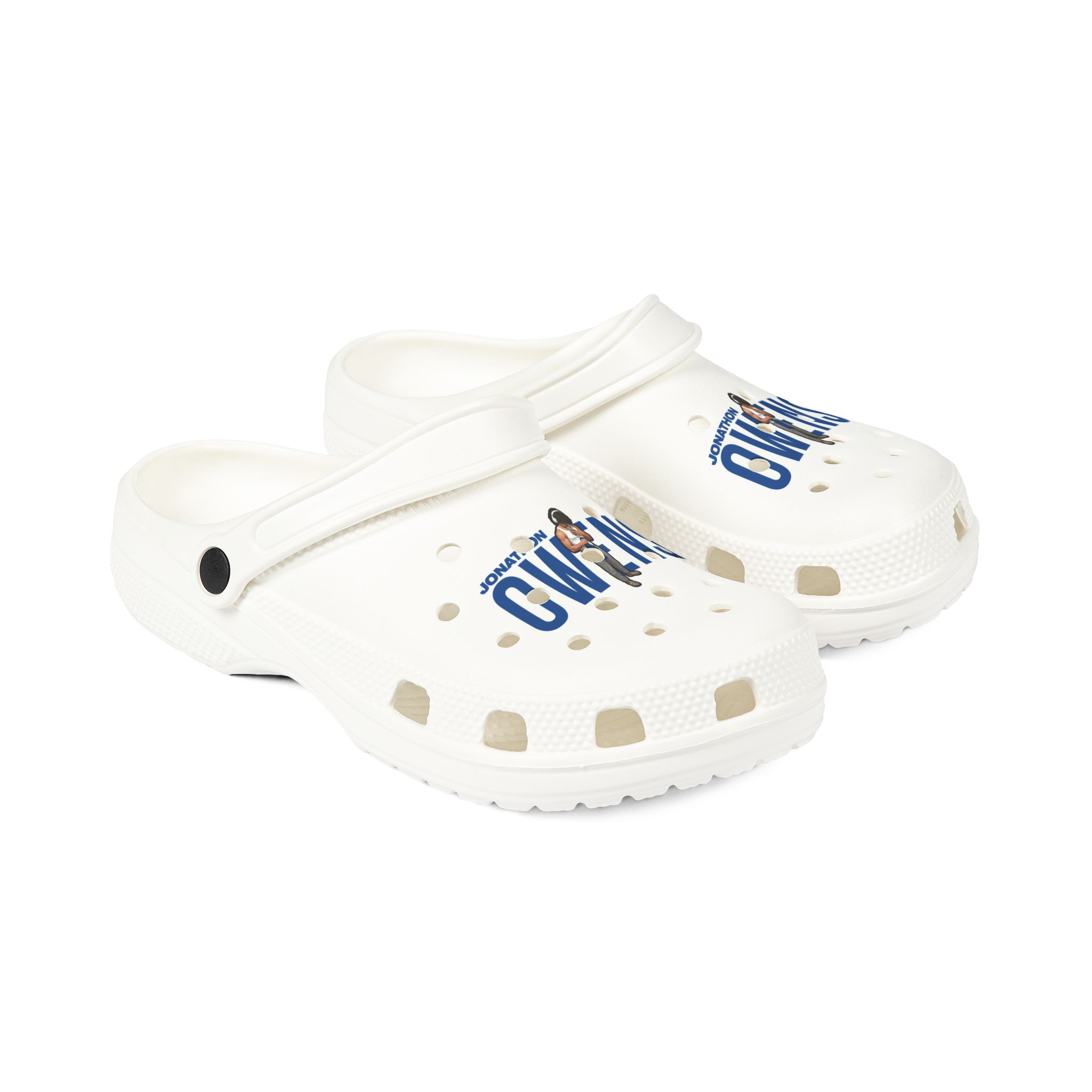 Rubber Clogs — character_player_name in White