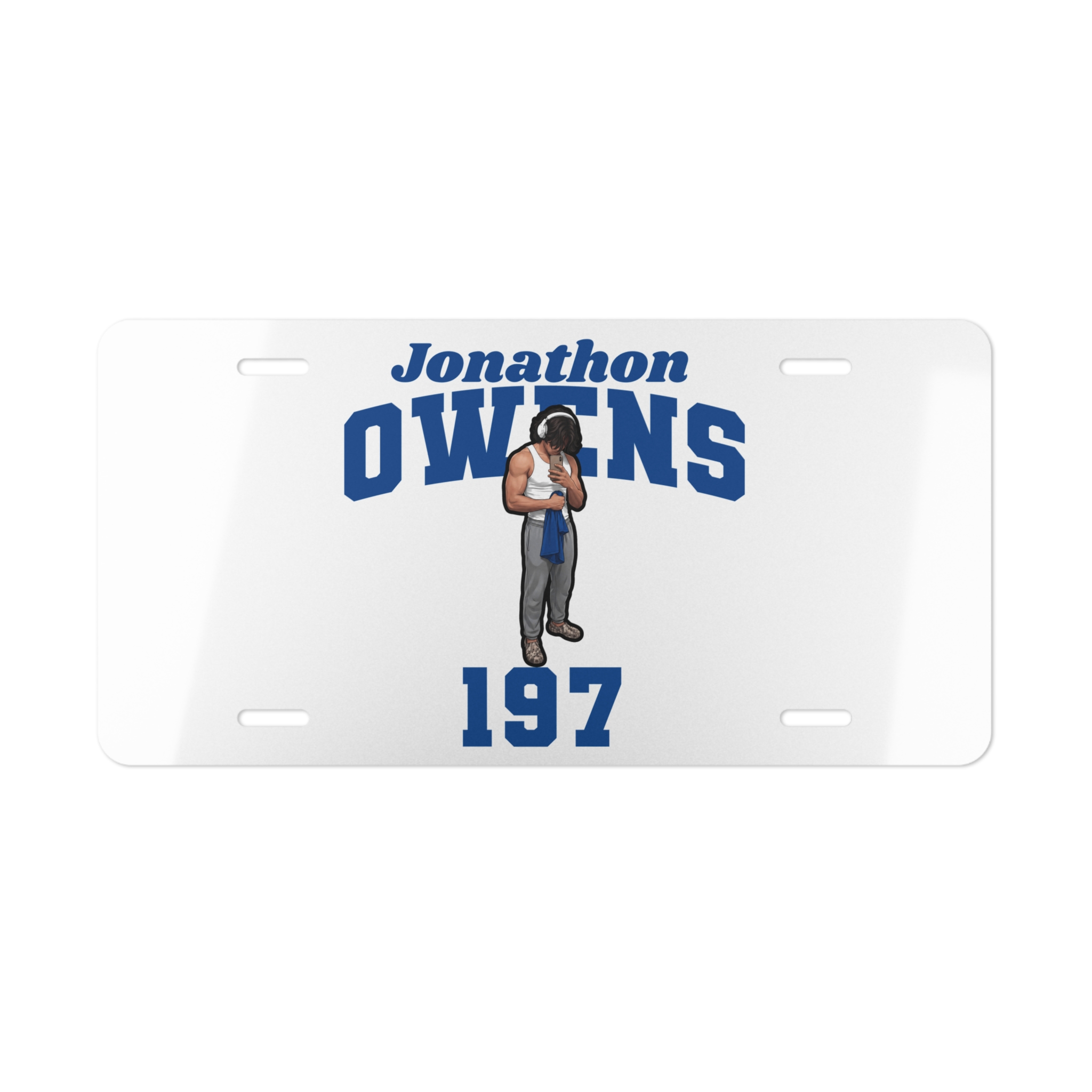 License Plate — character_signature_arch in Classic