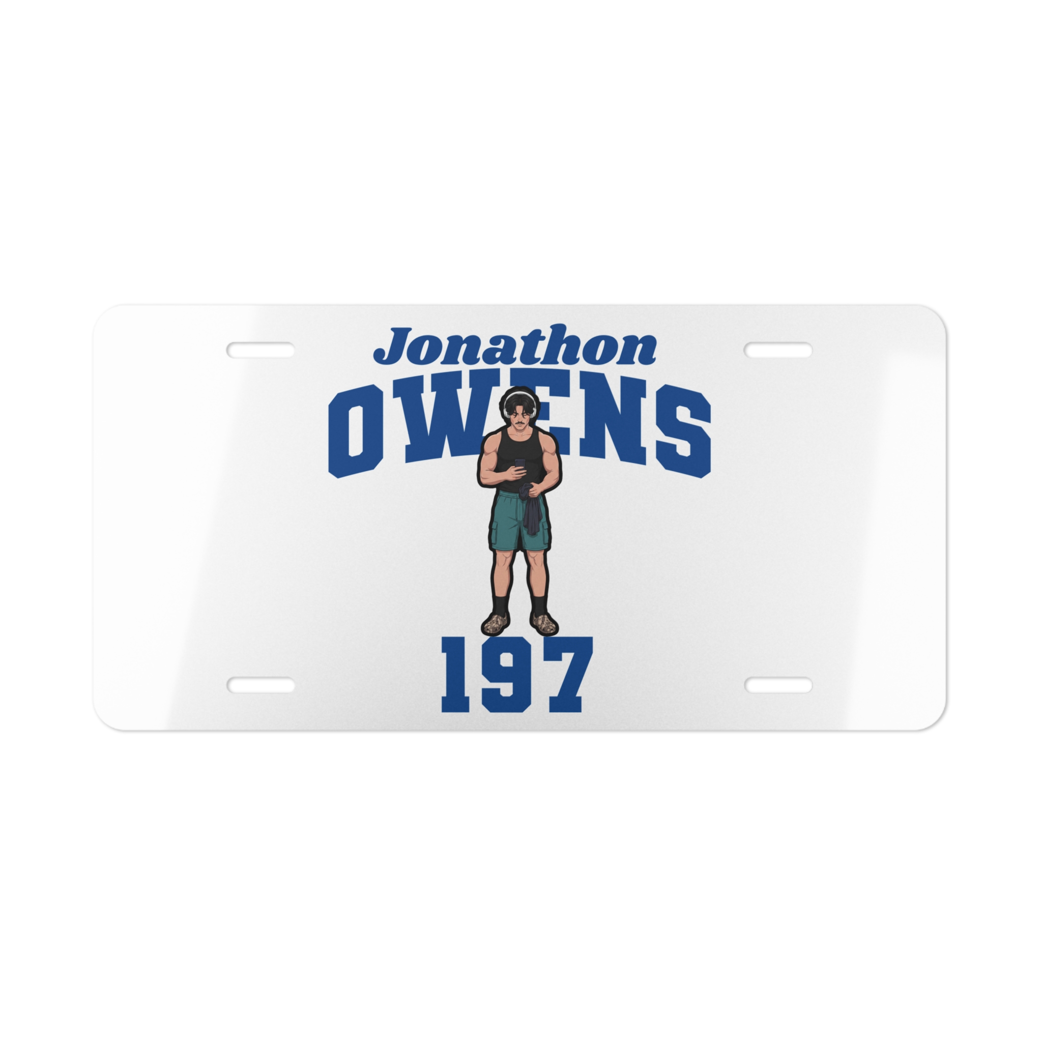 License Plate — character_signature_arch in Classic