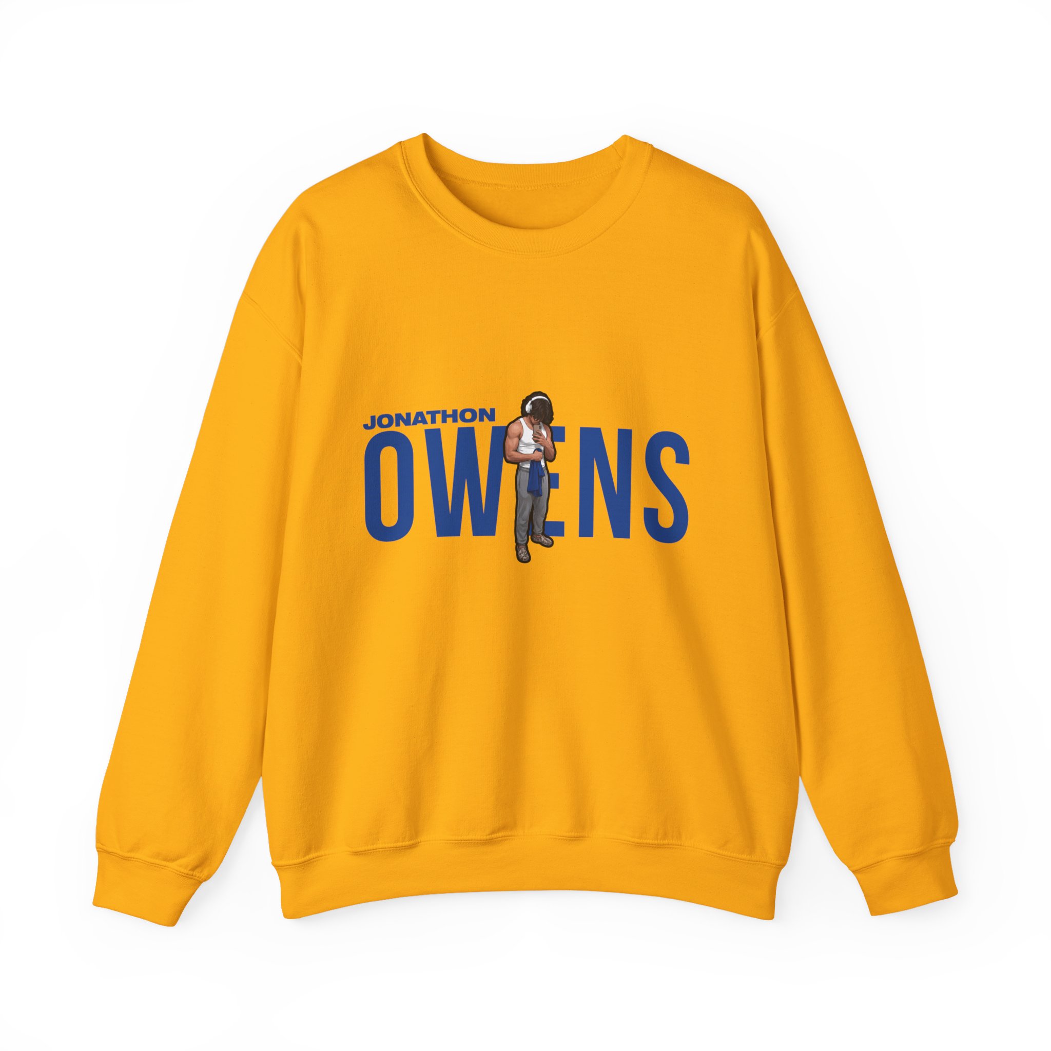 Crewneck Sweatshirt — character_player_name in Gold