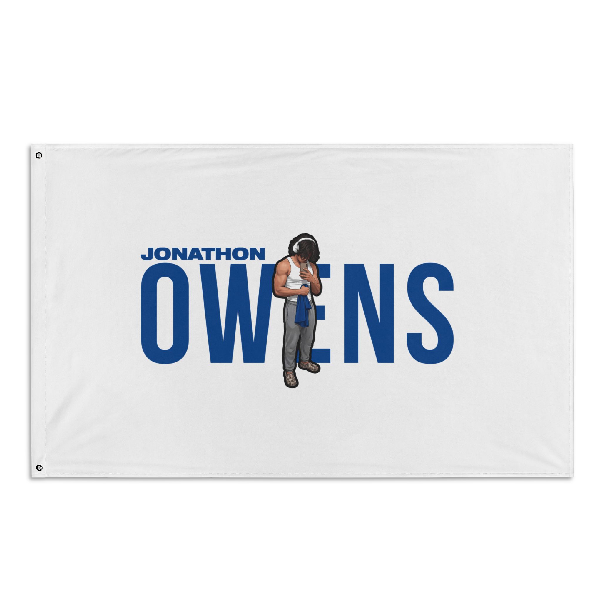 Flag (35 × 56 in) — character_player_name in Classic