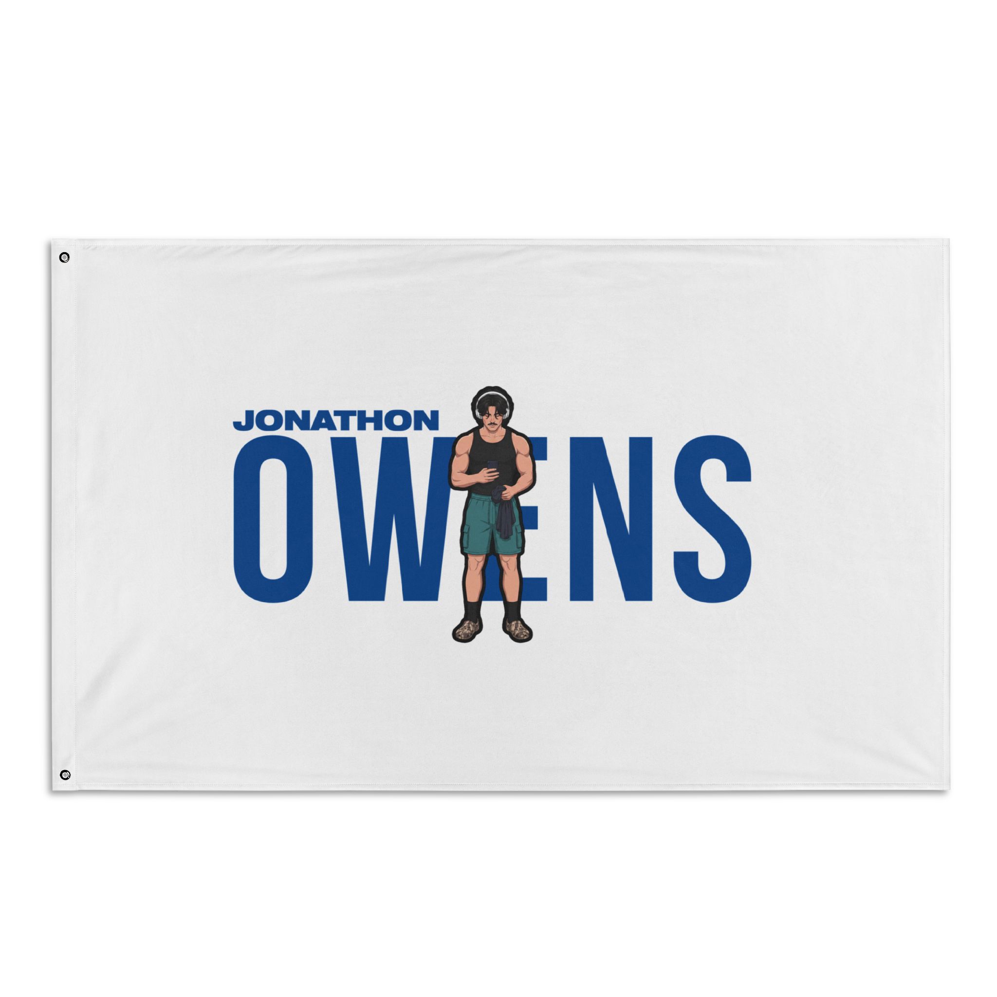 Flag (35 × 56 in) — character_player_name in Classic