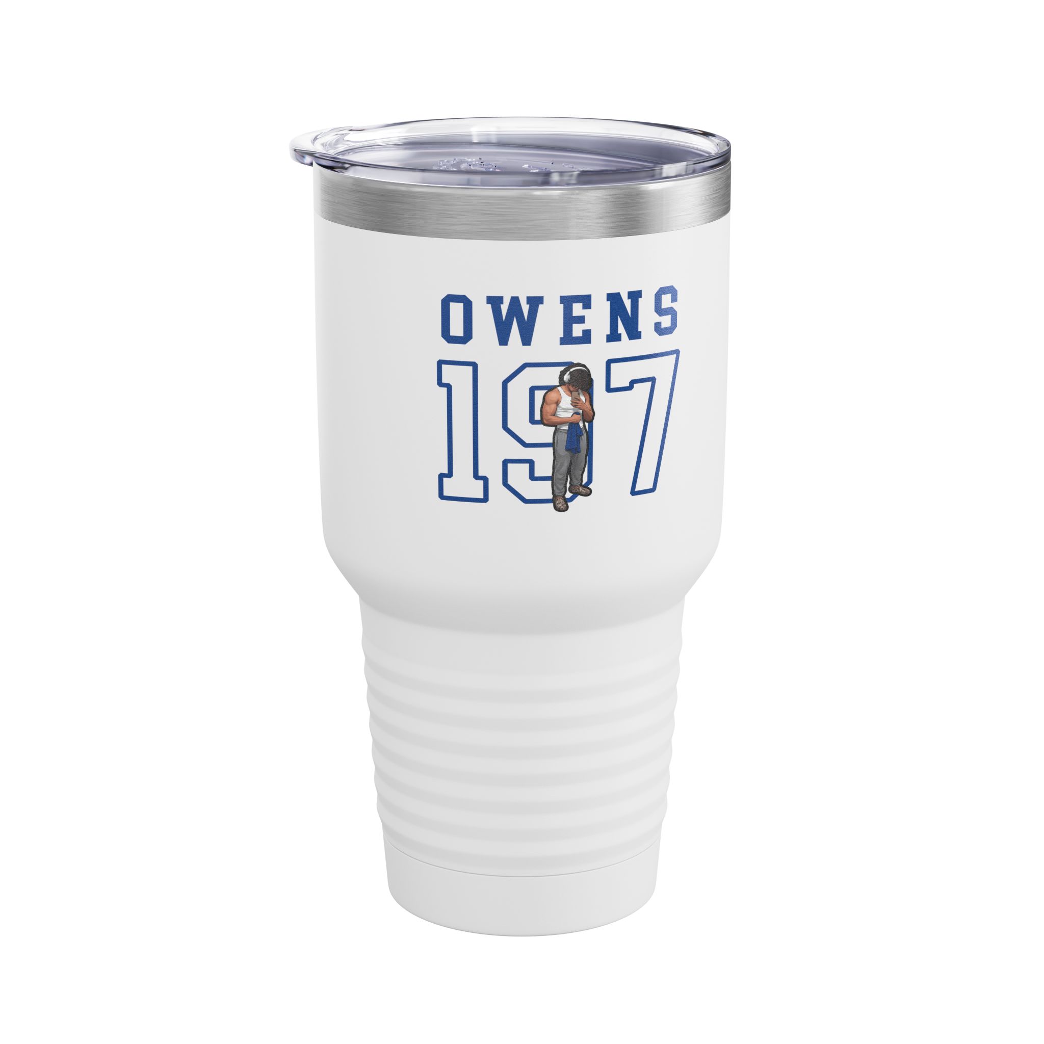 30oz Tumbler — character_shirsey in White