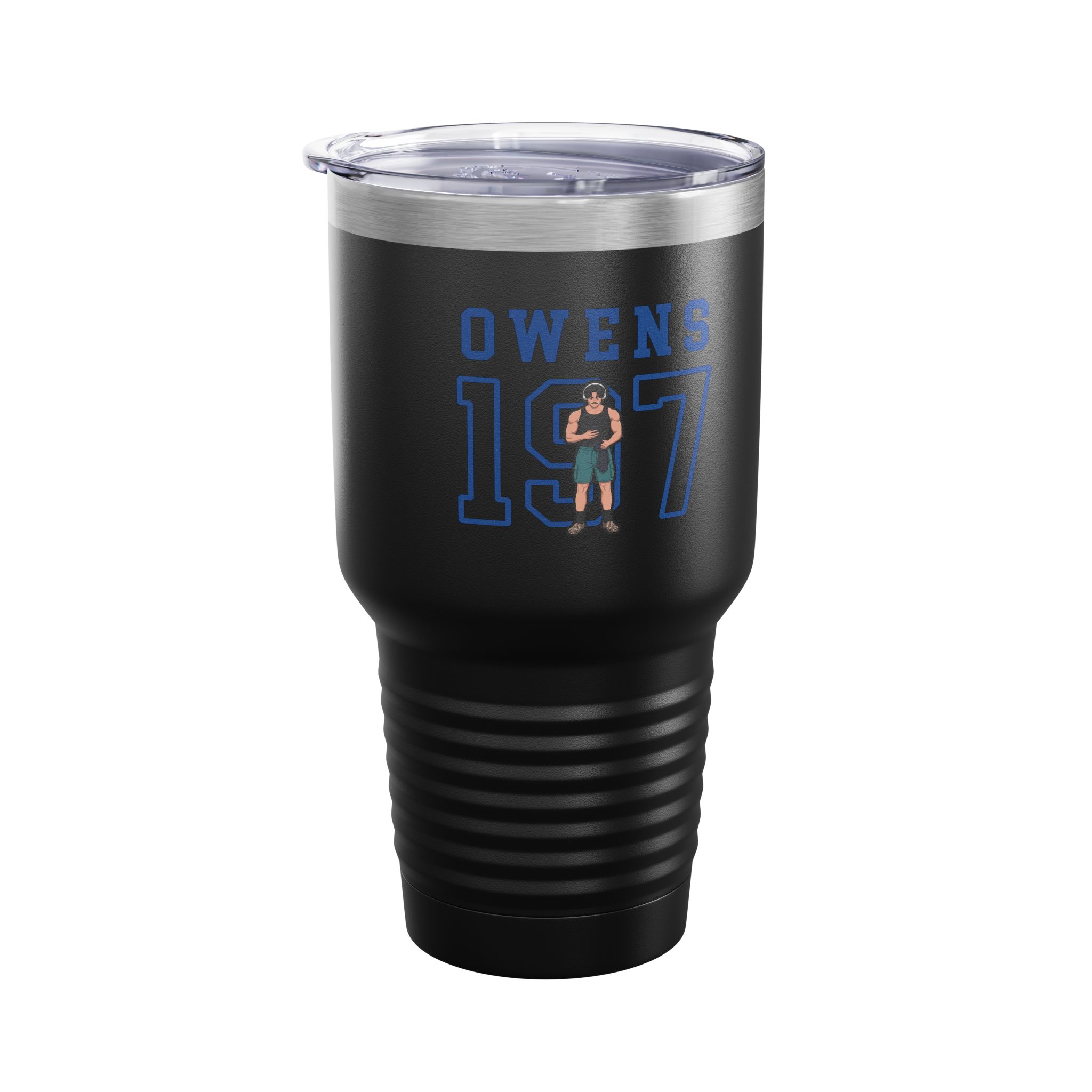 30oz Tumbler — character_shirsey in Black
