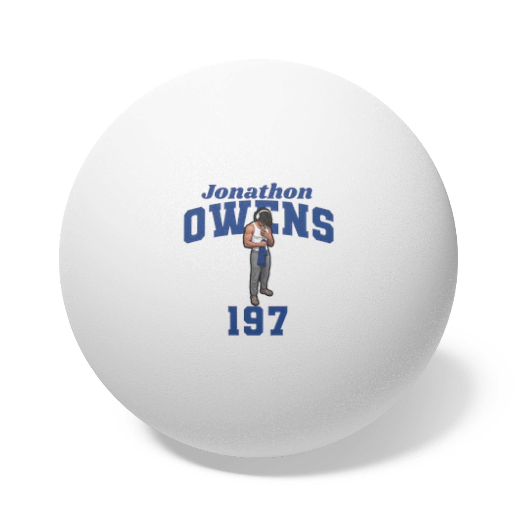 Ping Pong Balls, 6 pcs — character_signature_arch in White