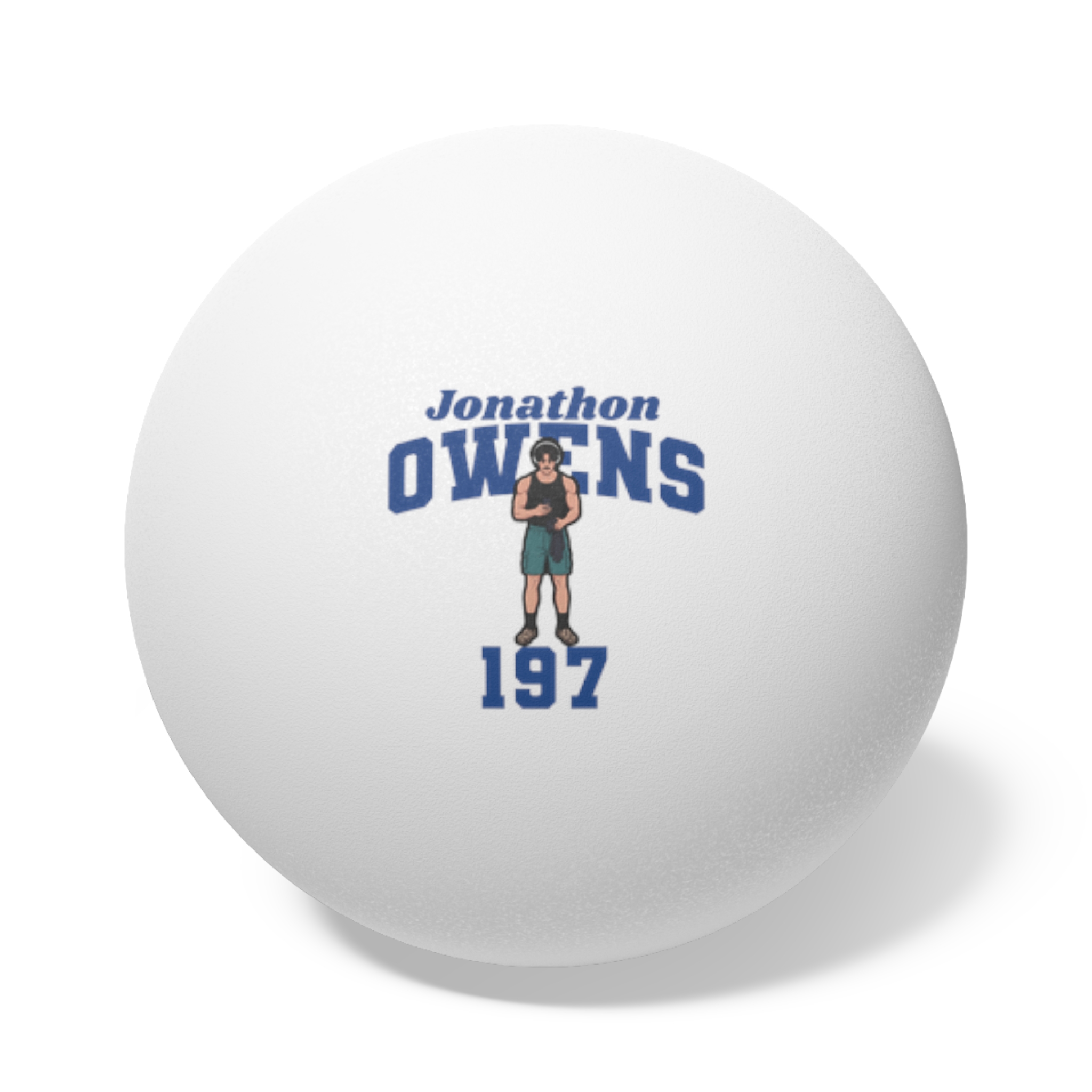 Ping Pong Balls, 6 pcs — character_signature_arch in White