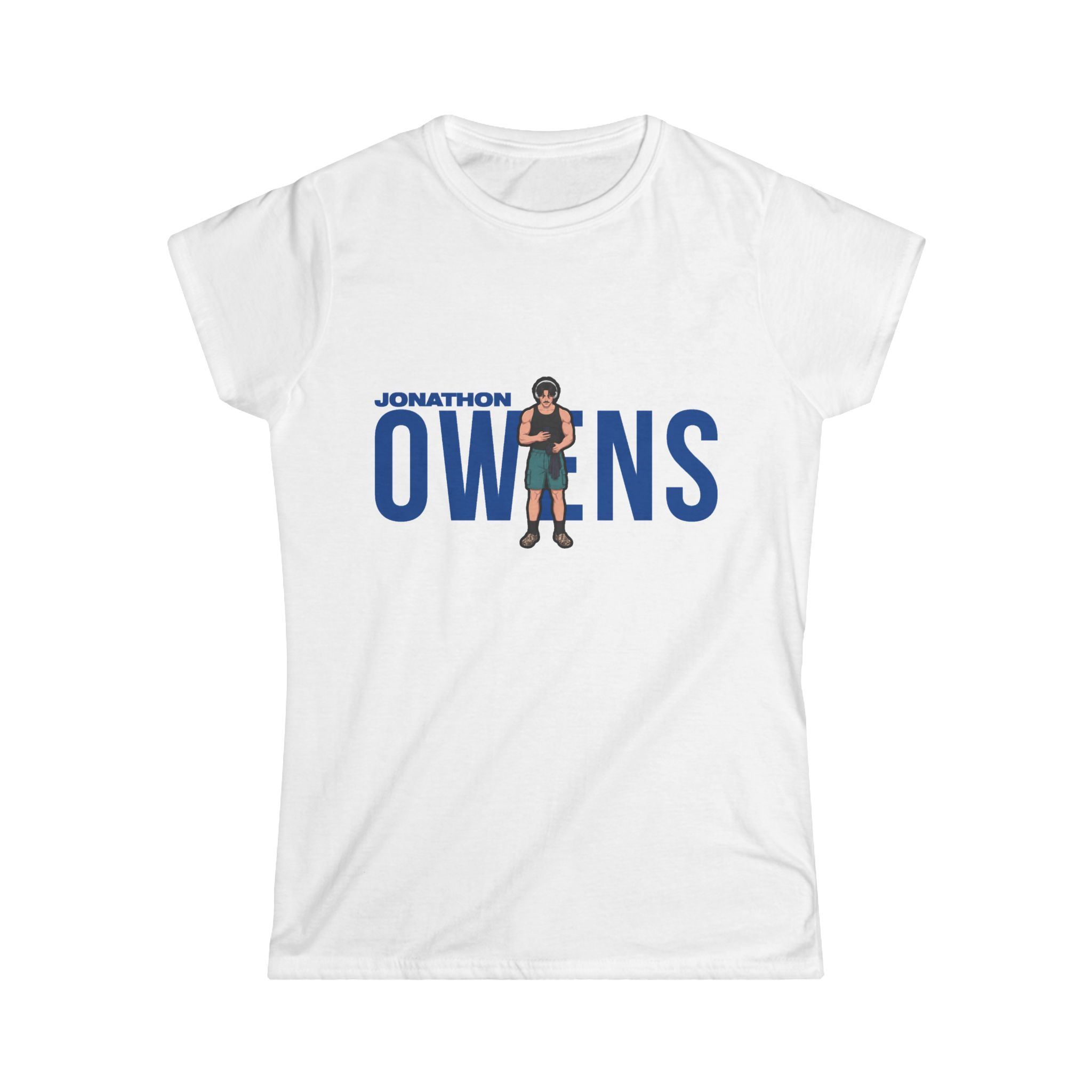 Women's Softstyle Tee — character_player_name in White