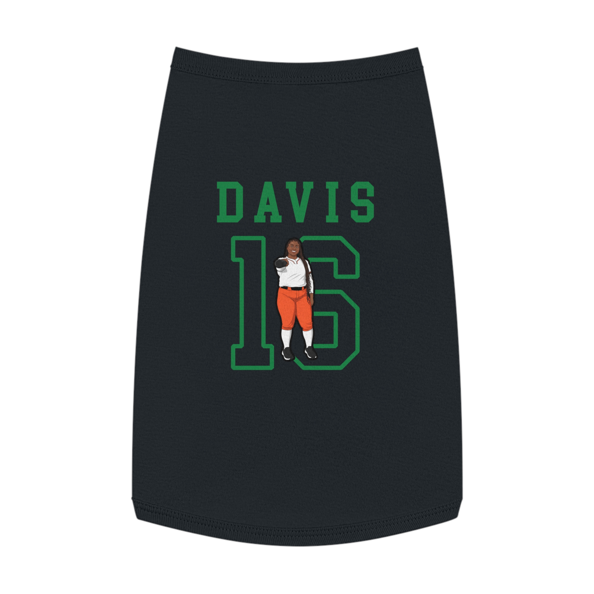 Pet Tank Top — character_shirsey in Black