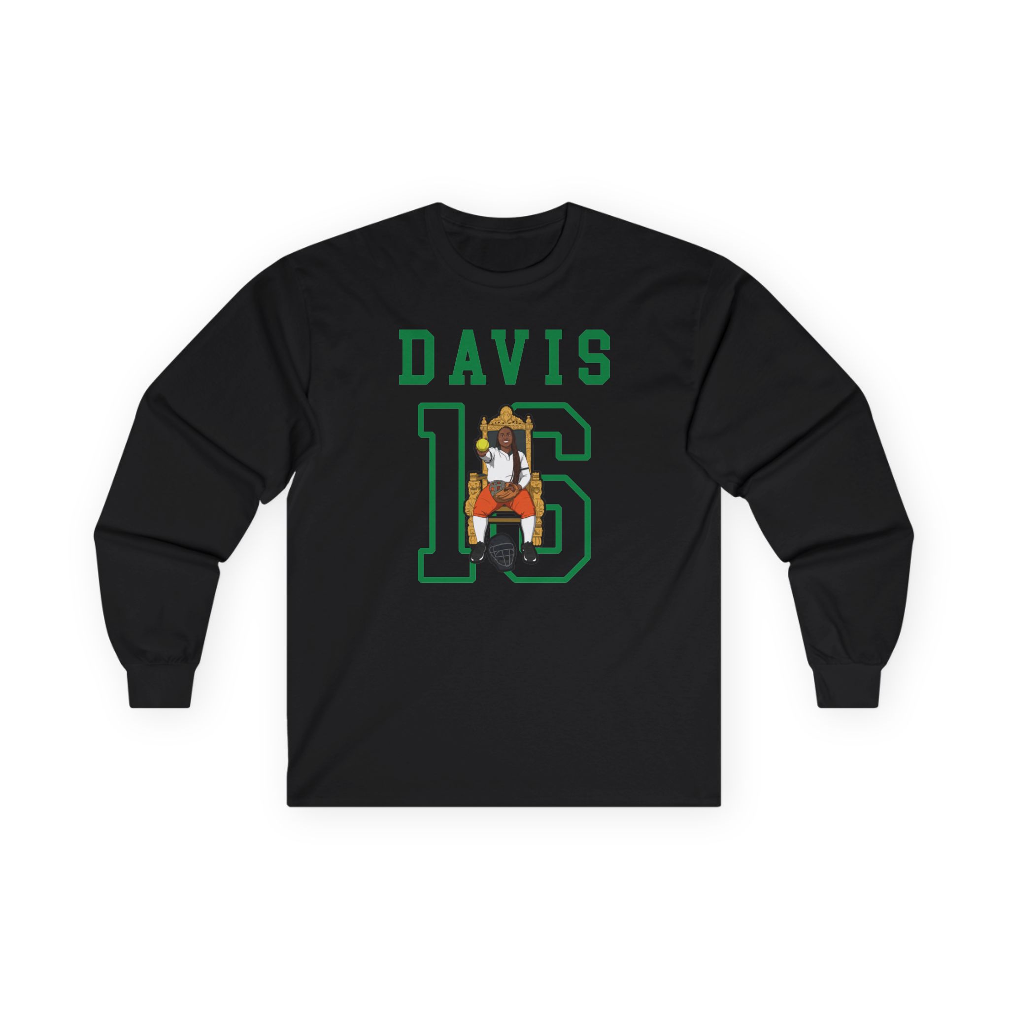 Long Sleeve Tee — character_shirsey in Black