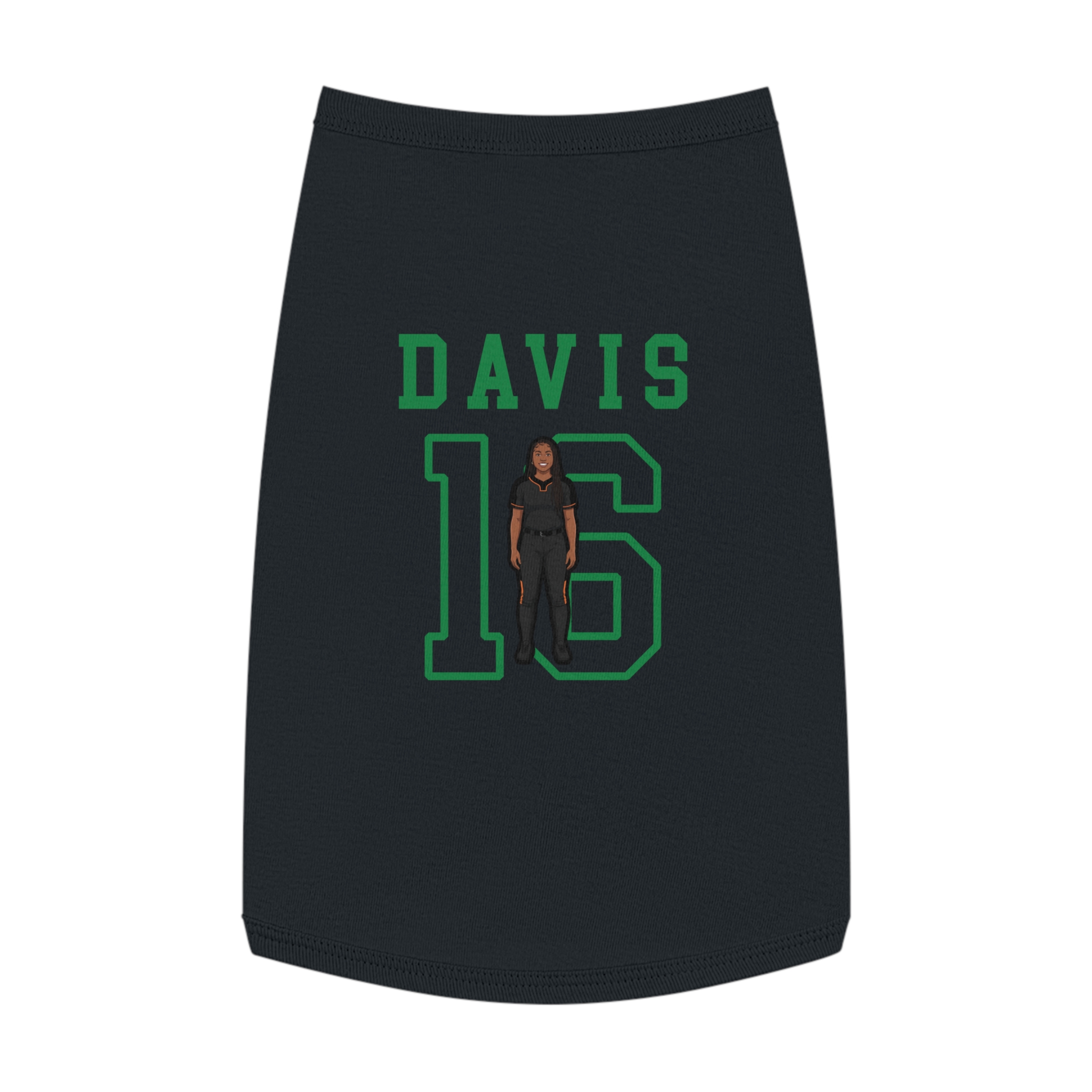 Pet Tank Top — character_shirsey in Black