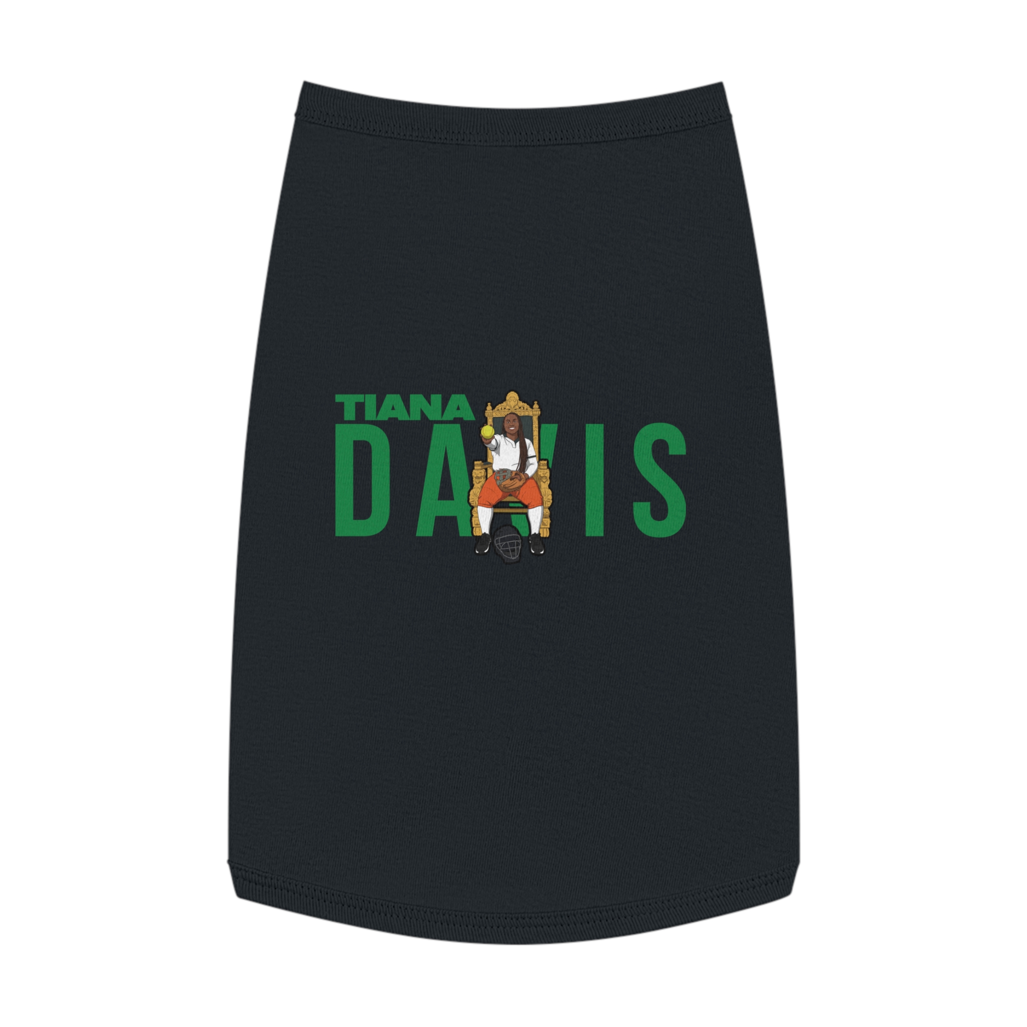 Pet Tank Top — character_player_name in White