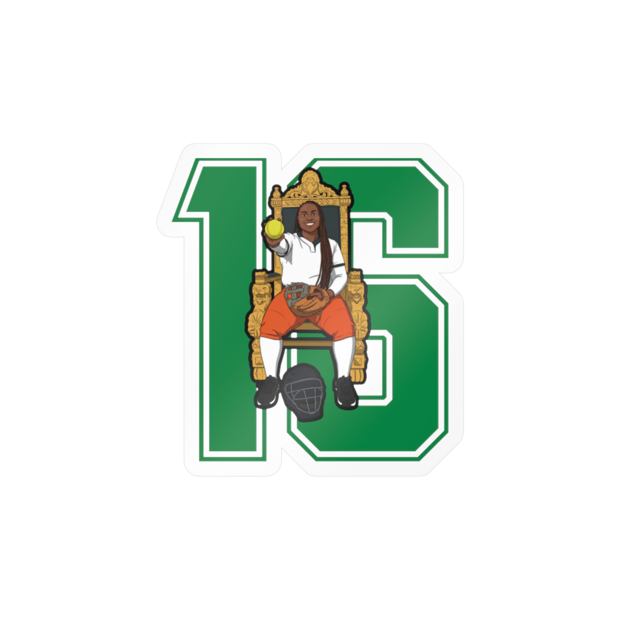 Vinyl Sticker — character_number in Classic