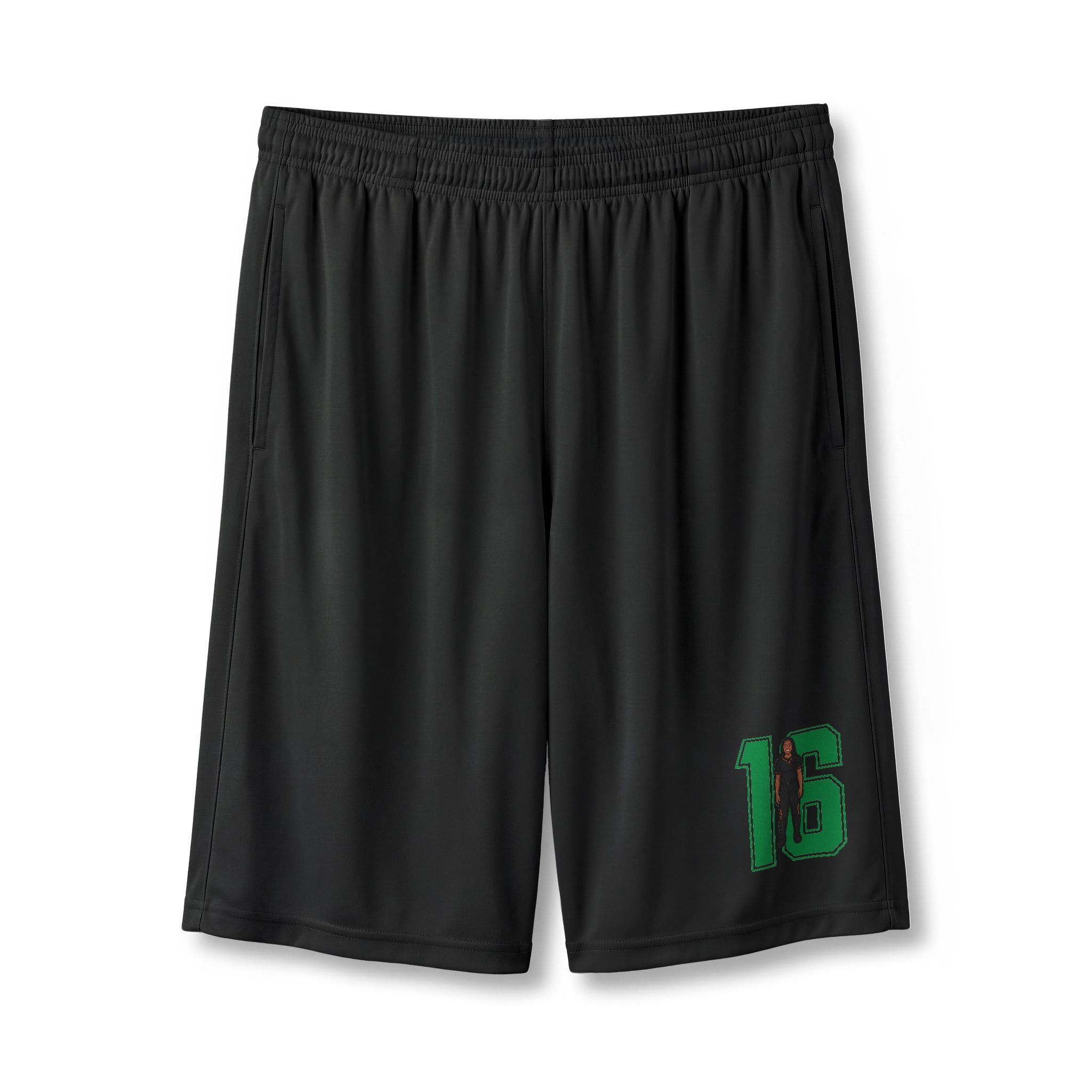 Shorts — character_number in Black