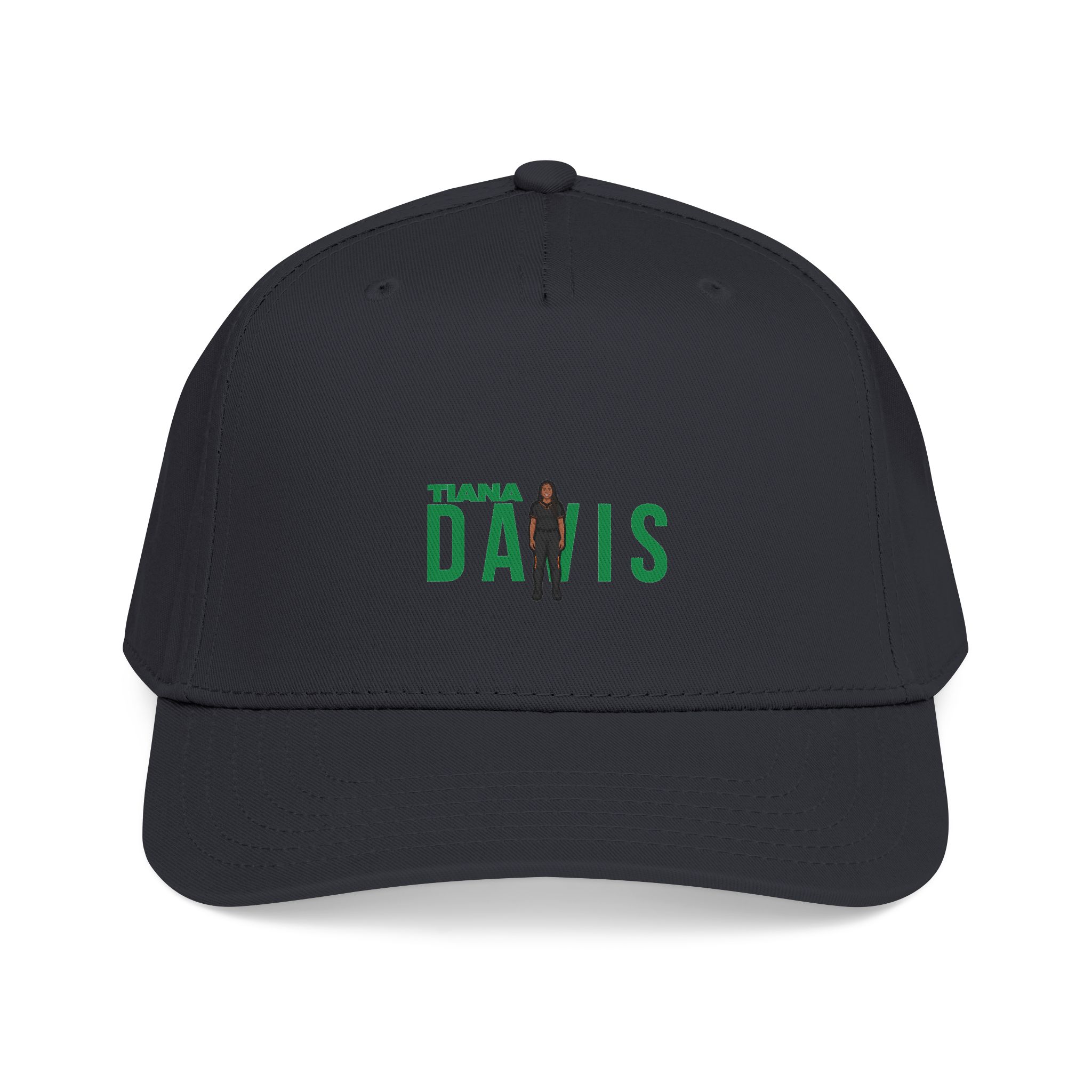 Baseball Cap — character_player_name in Black