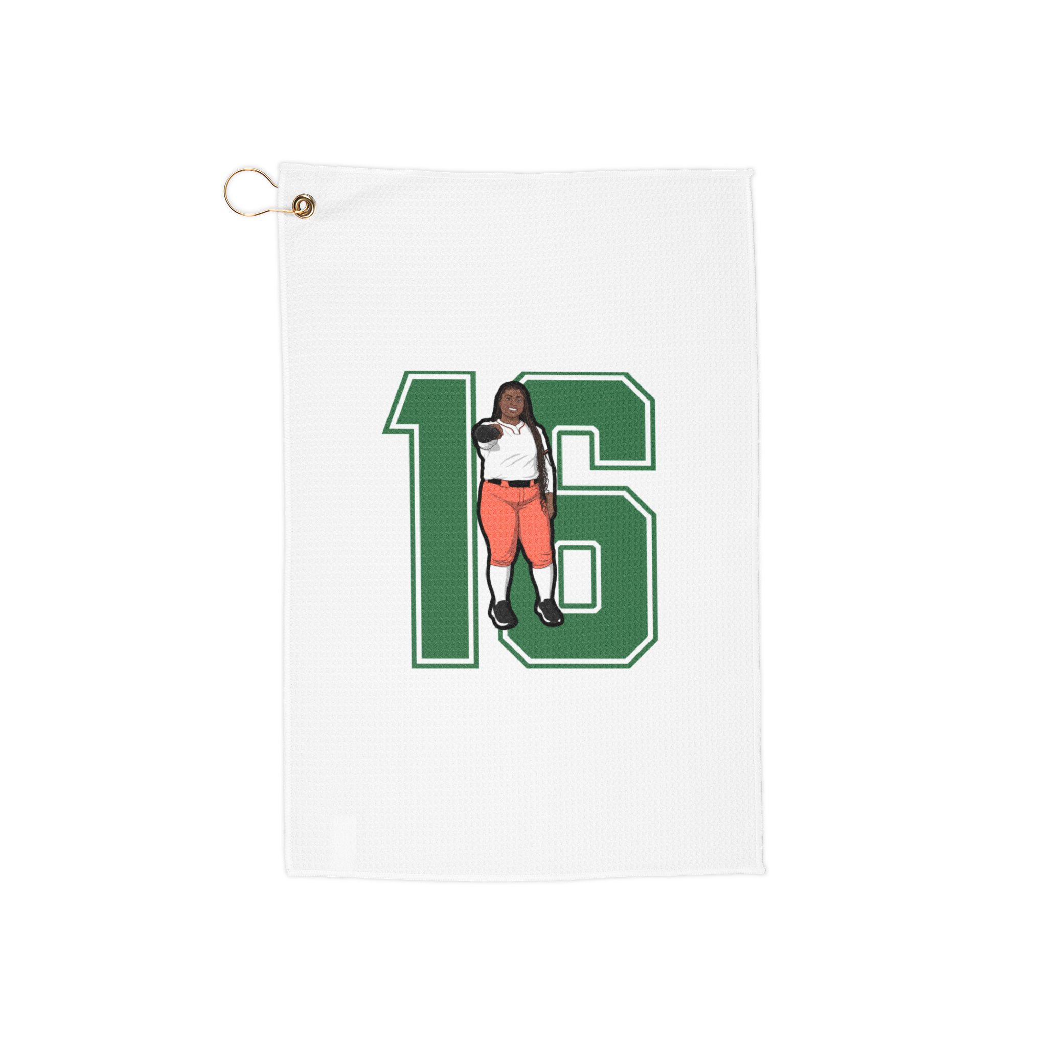 Golf Towel — character_number in Classic