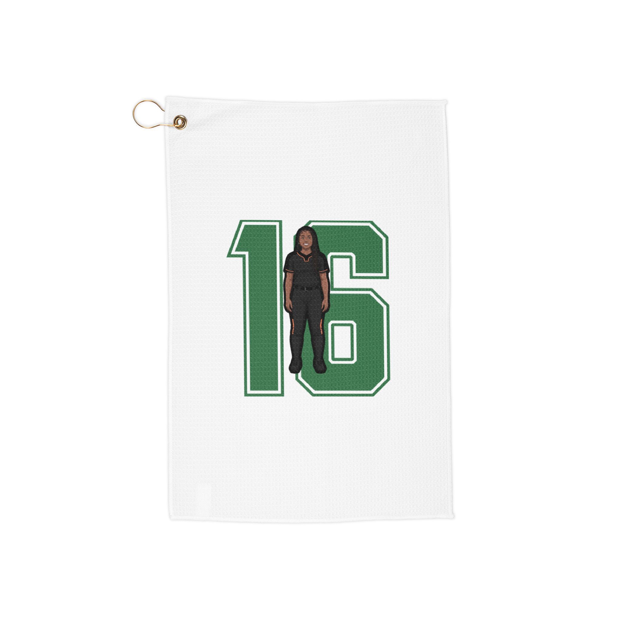 Golf Towel — character_number in Classic