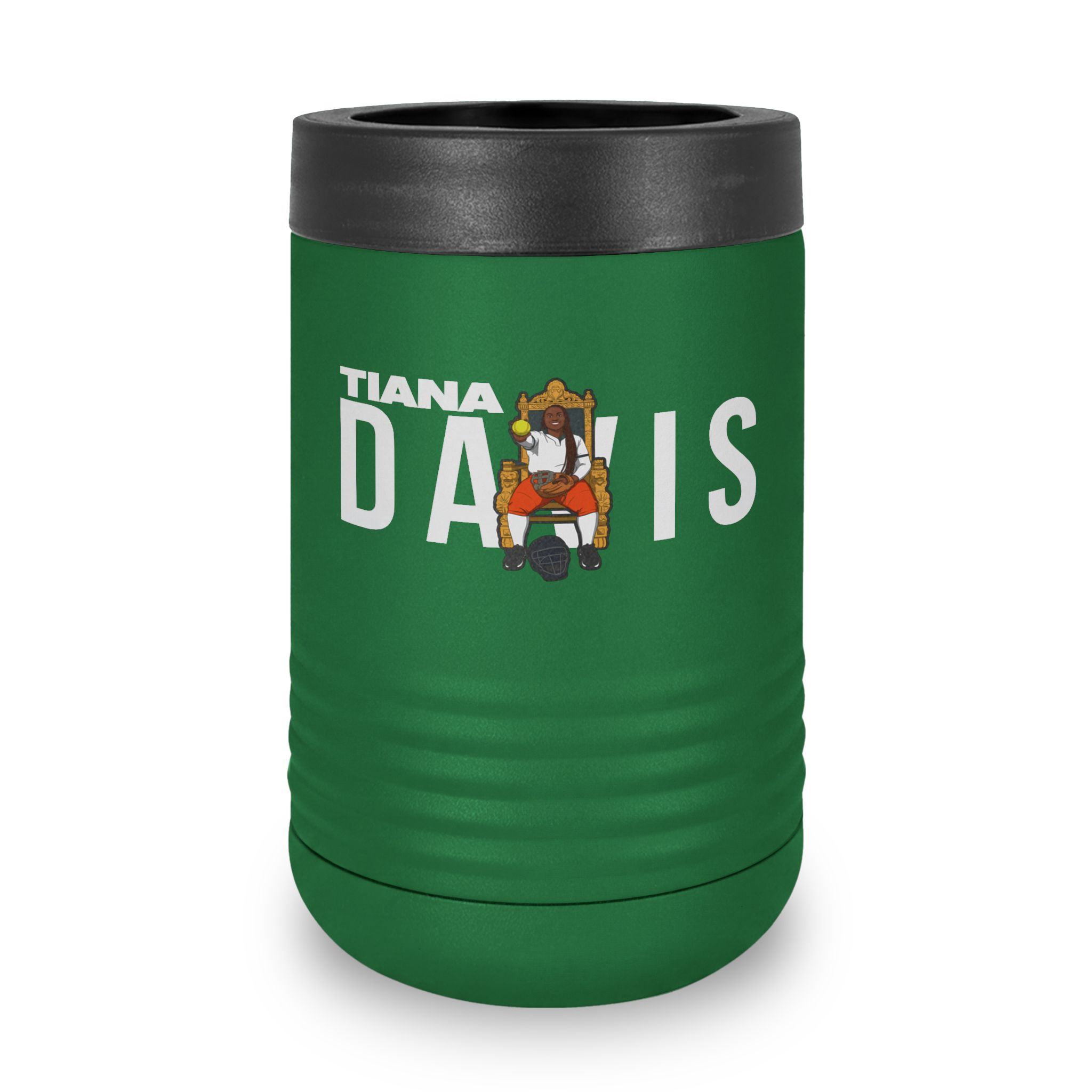 Stainless Can Cooler — character_player_name in Green