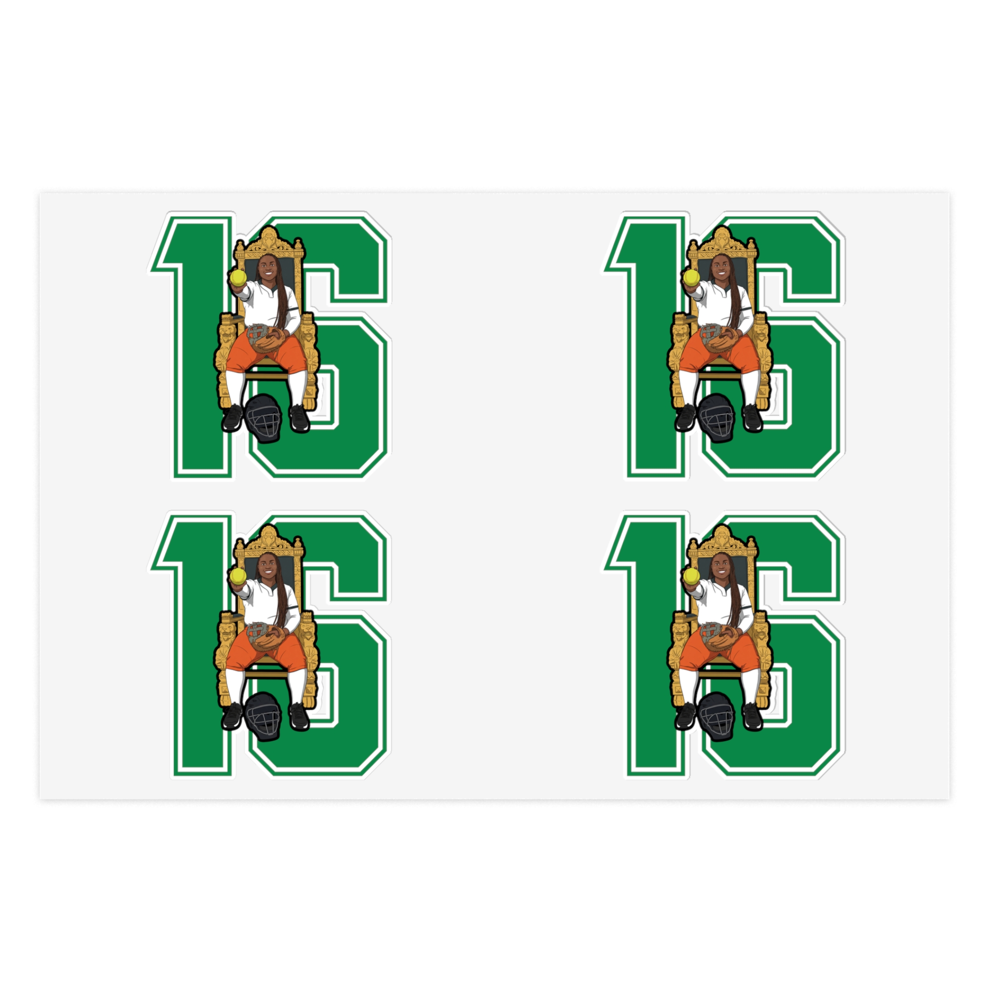 Sticker Sheet — character_number in Classic