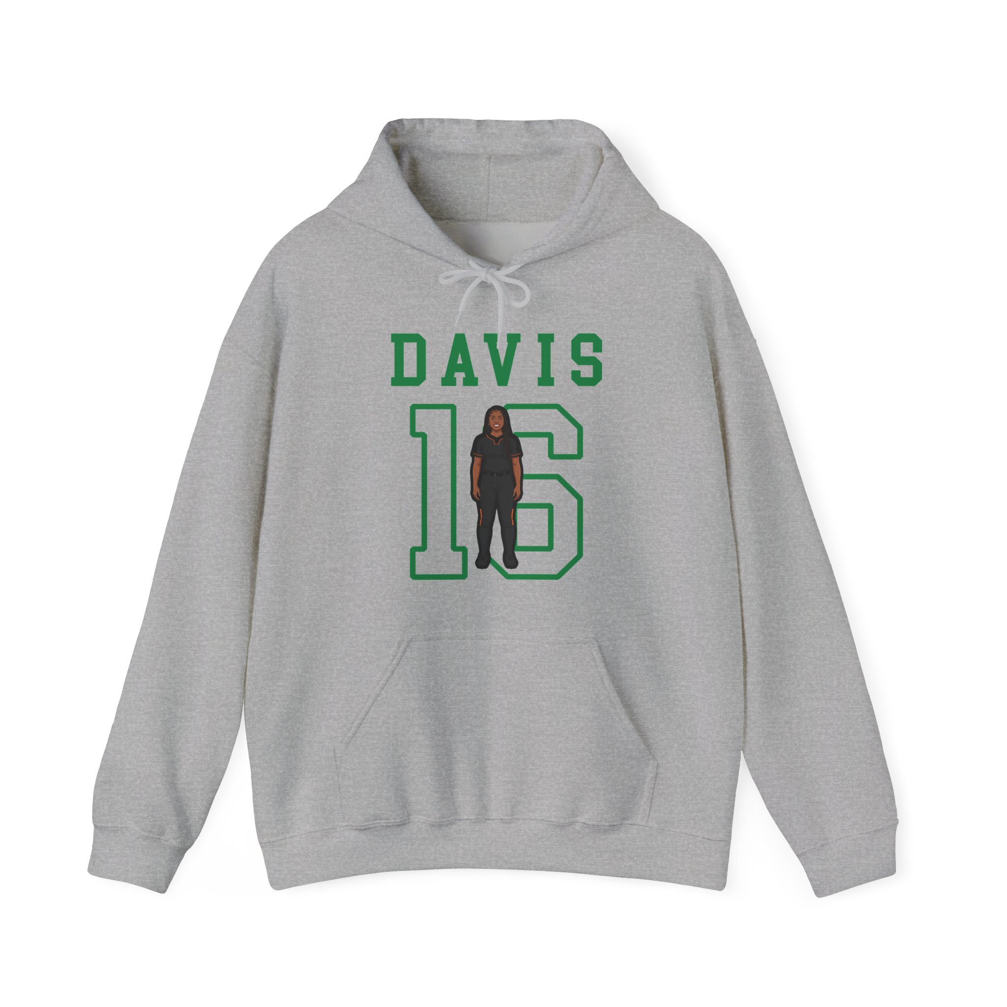 Hoodie — character_shirsey in Grey