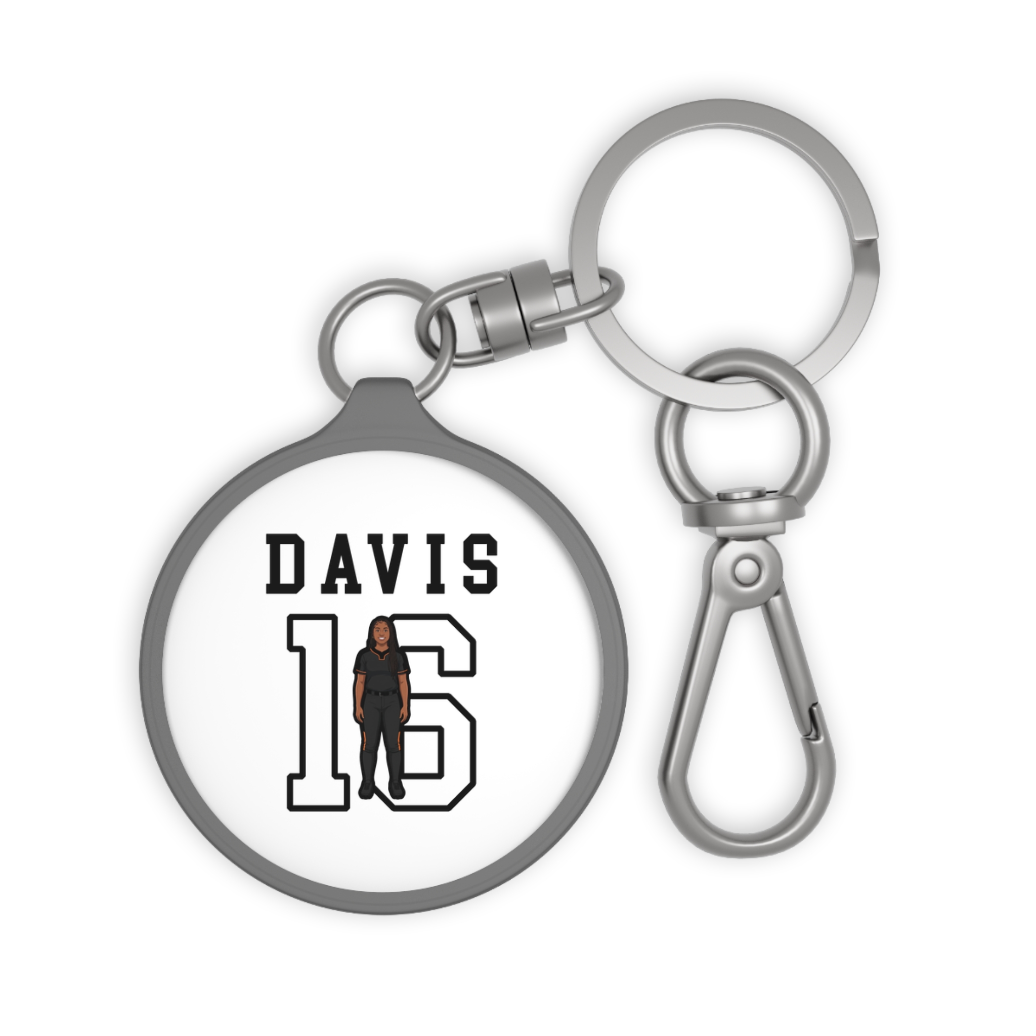 Keychain — character_shirsey in Grey