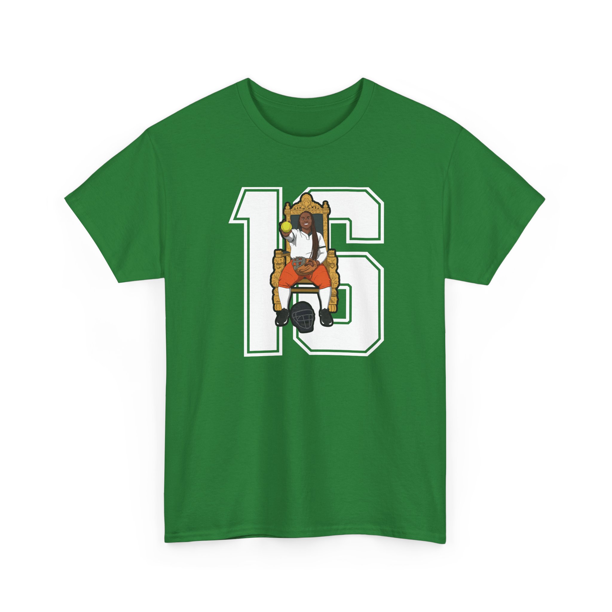 Tee — character_number in Green