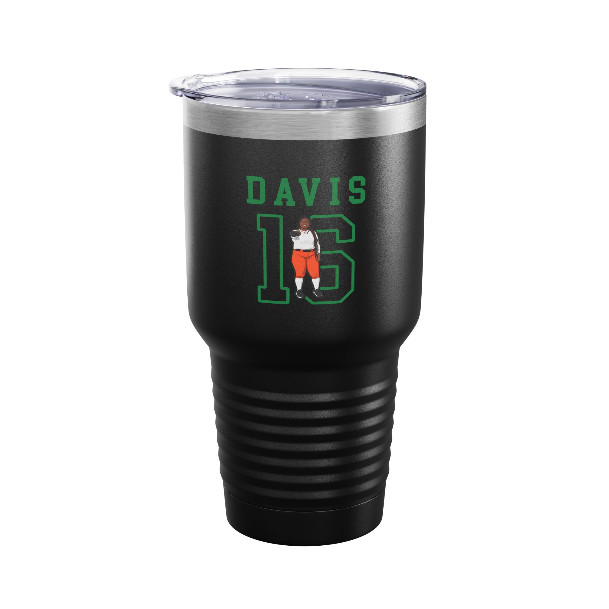 30oz Tumbler — character_shirsey in Black