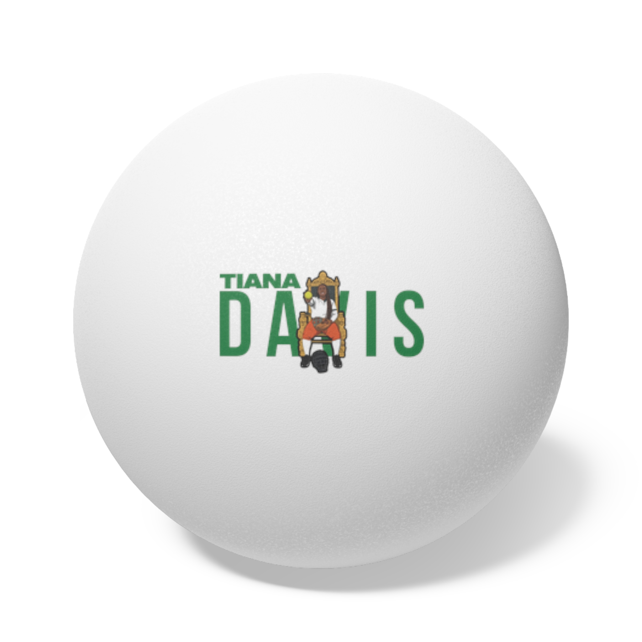 Ping Pong Balls, 6 pcs — character_player_name in White