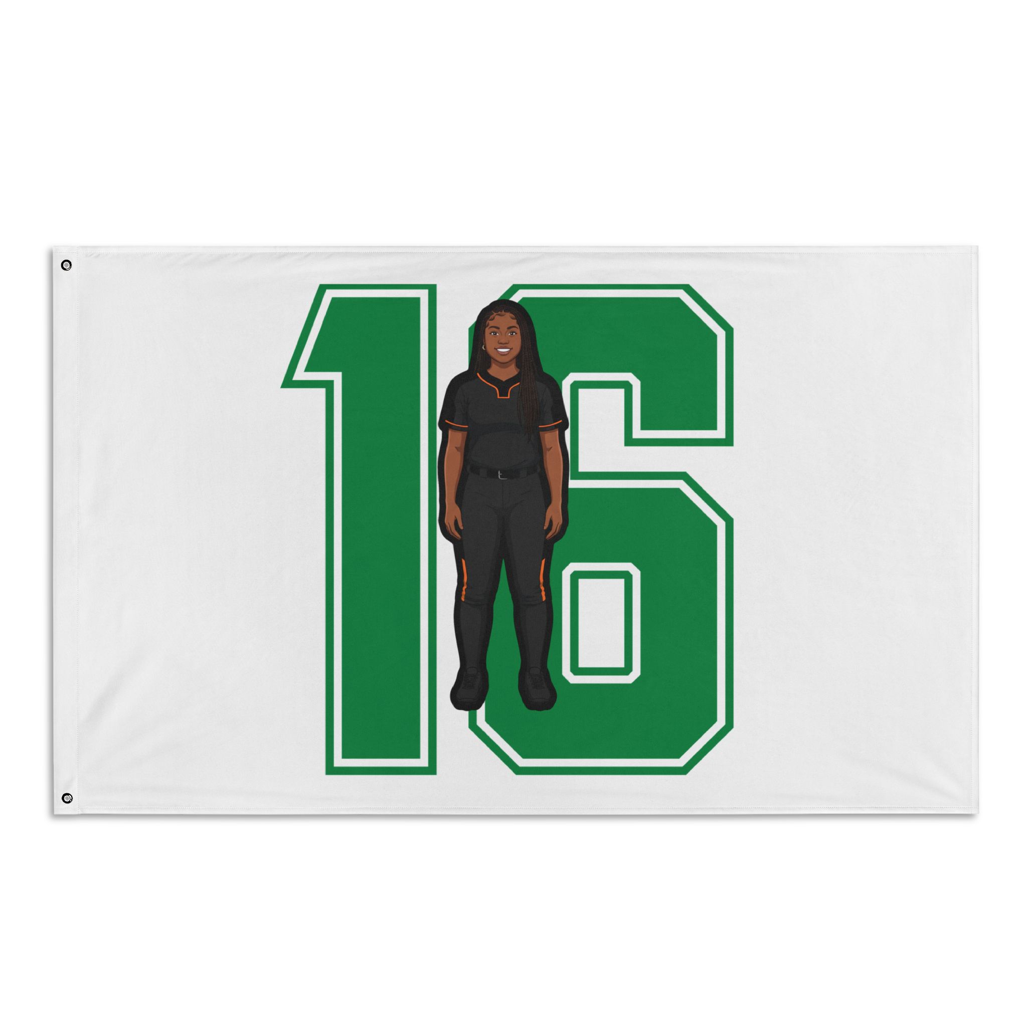 Flag (35 × 56 in) — character_number in Classic