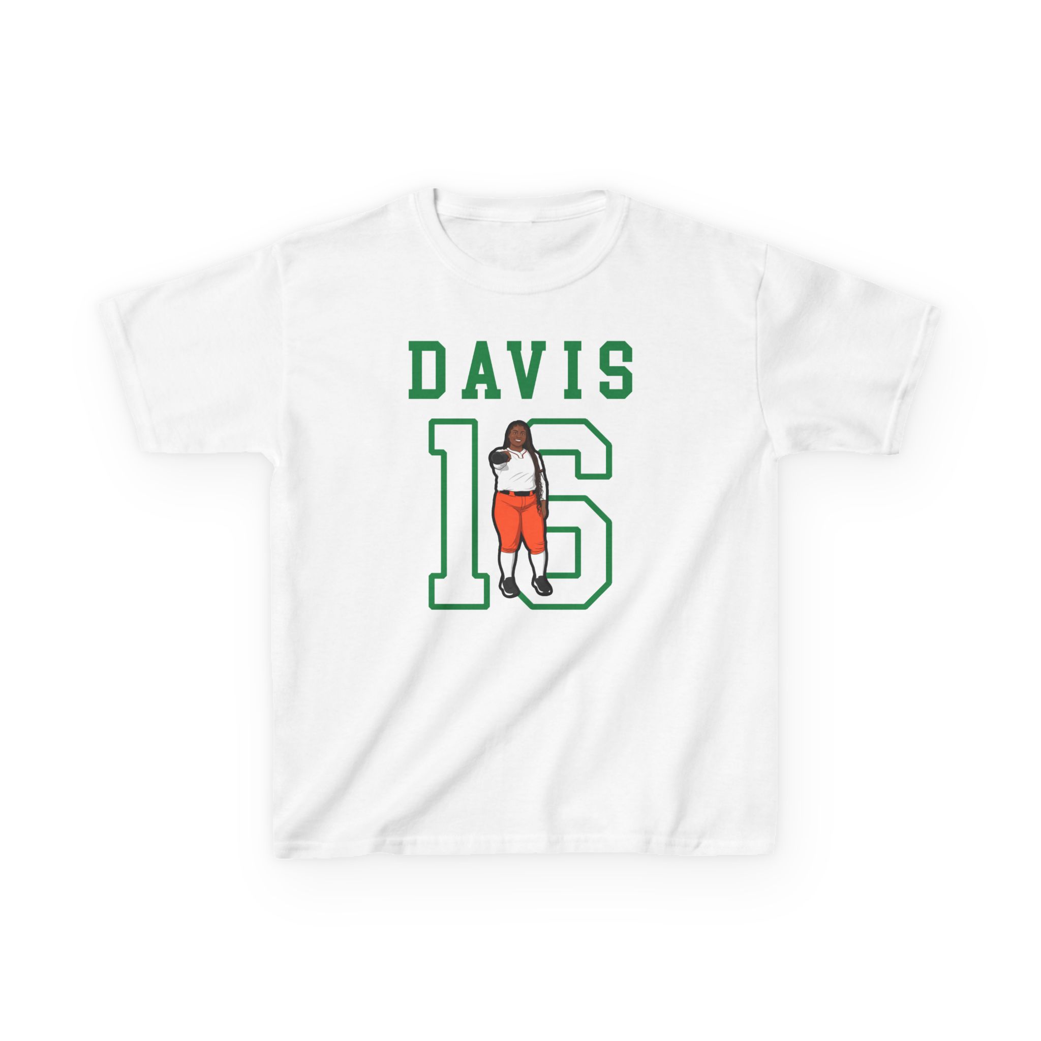Youth Tee — character_shirsey in White