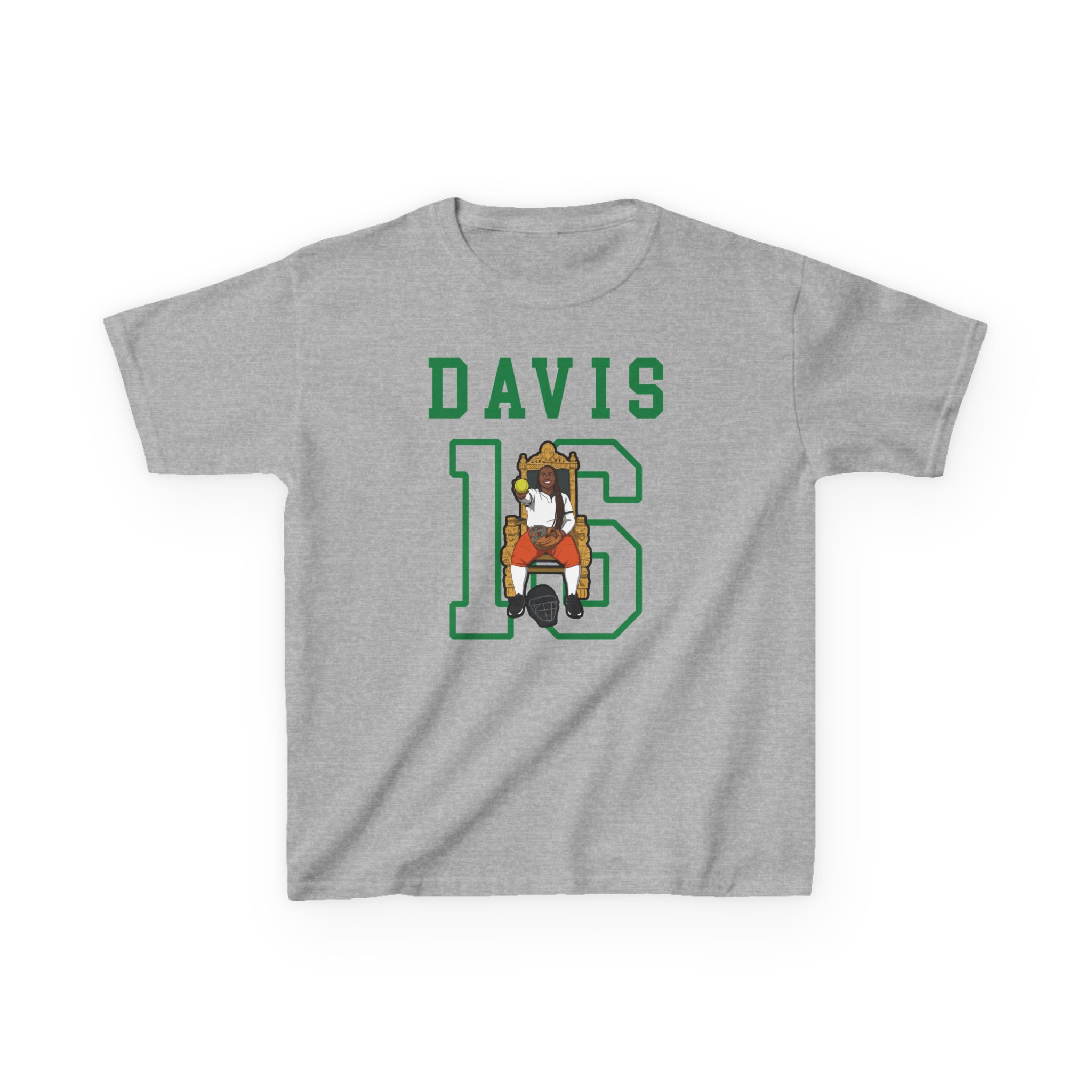 Youth Tee — character_shirsey in Grey