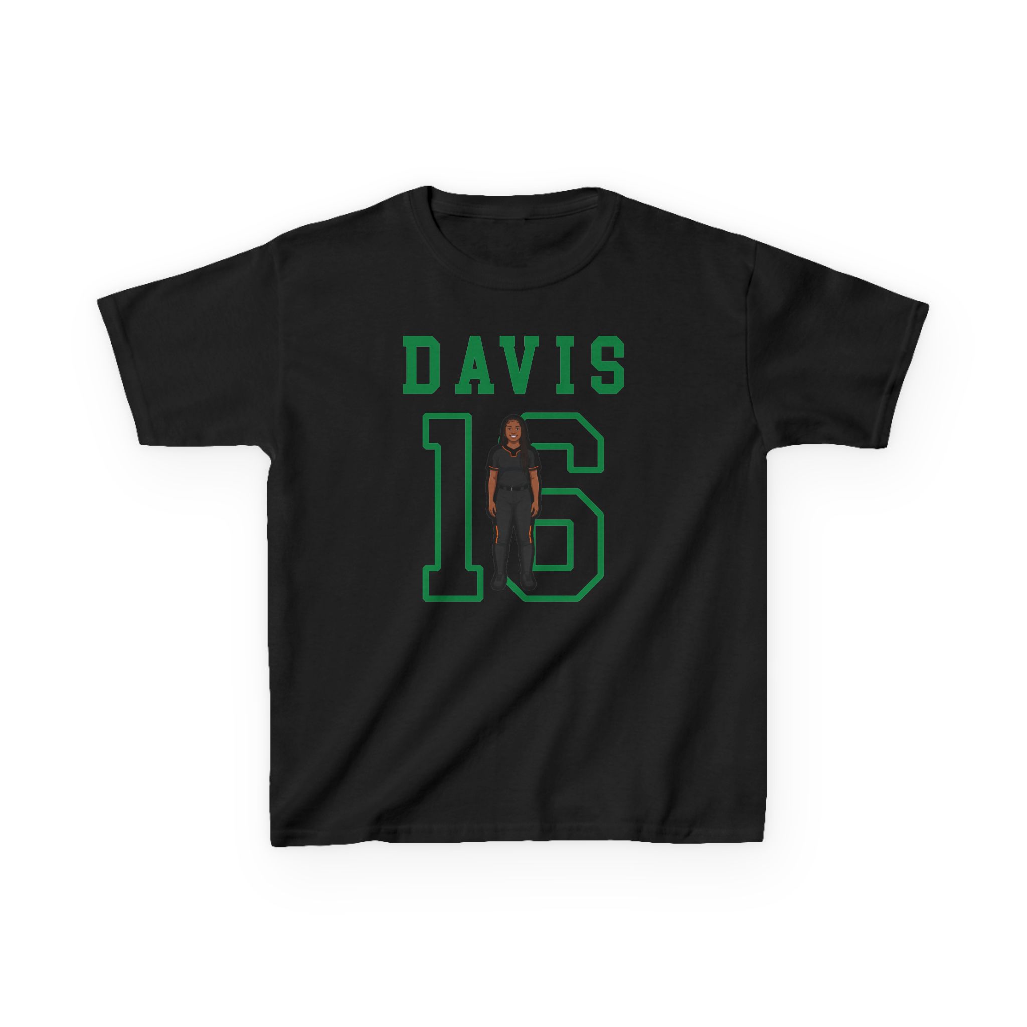 Youth Tee — character_shirsey in Black