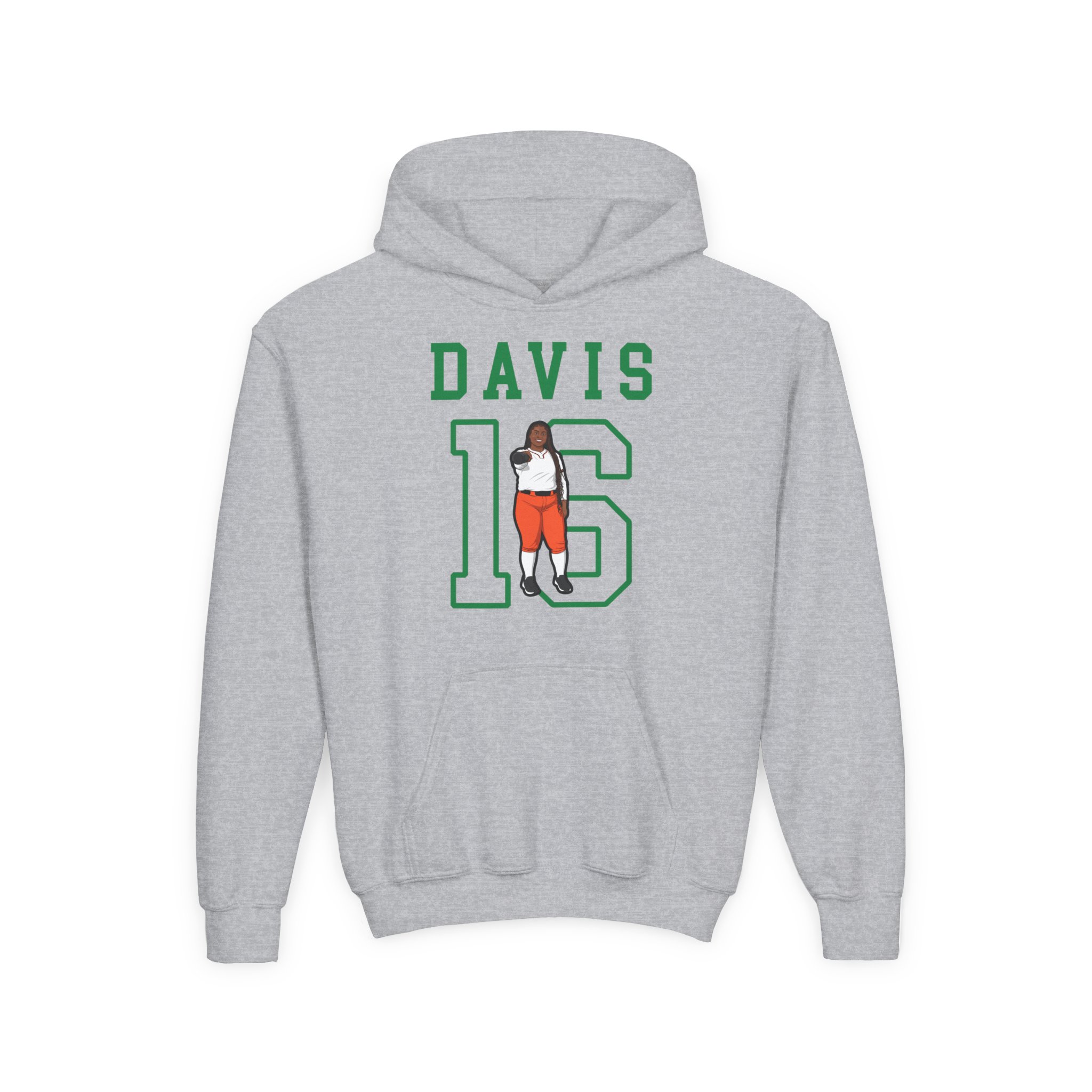 Youth Hoodie — character_shirsey in Grey