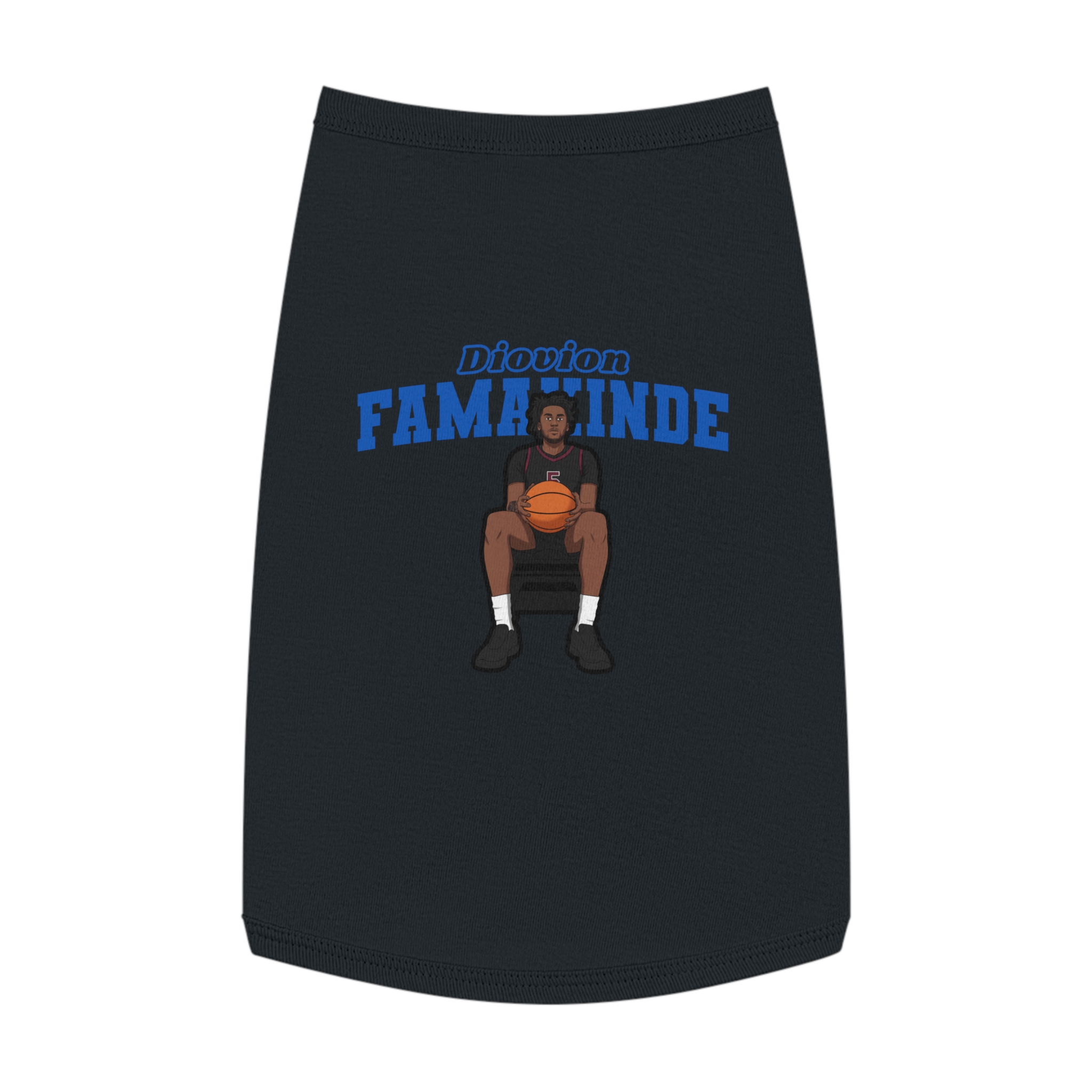 Pet Tank Top — character_name_arch in White