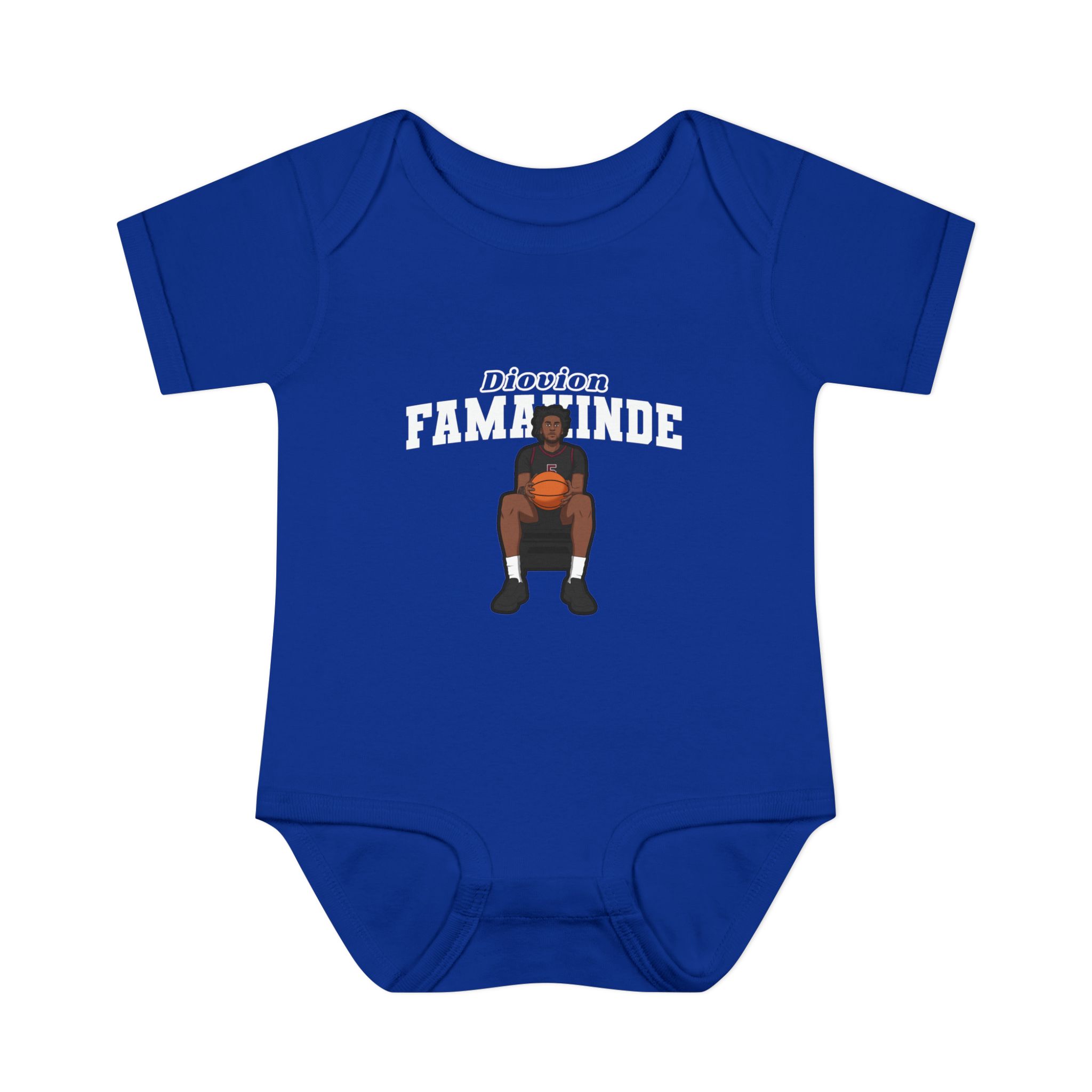 Baby Onesie — character_name_arch in Royal