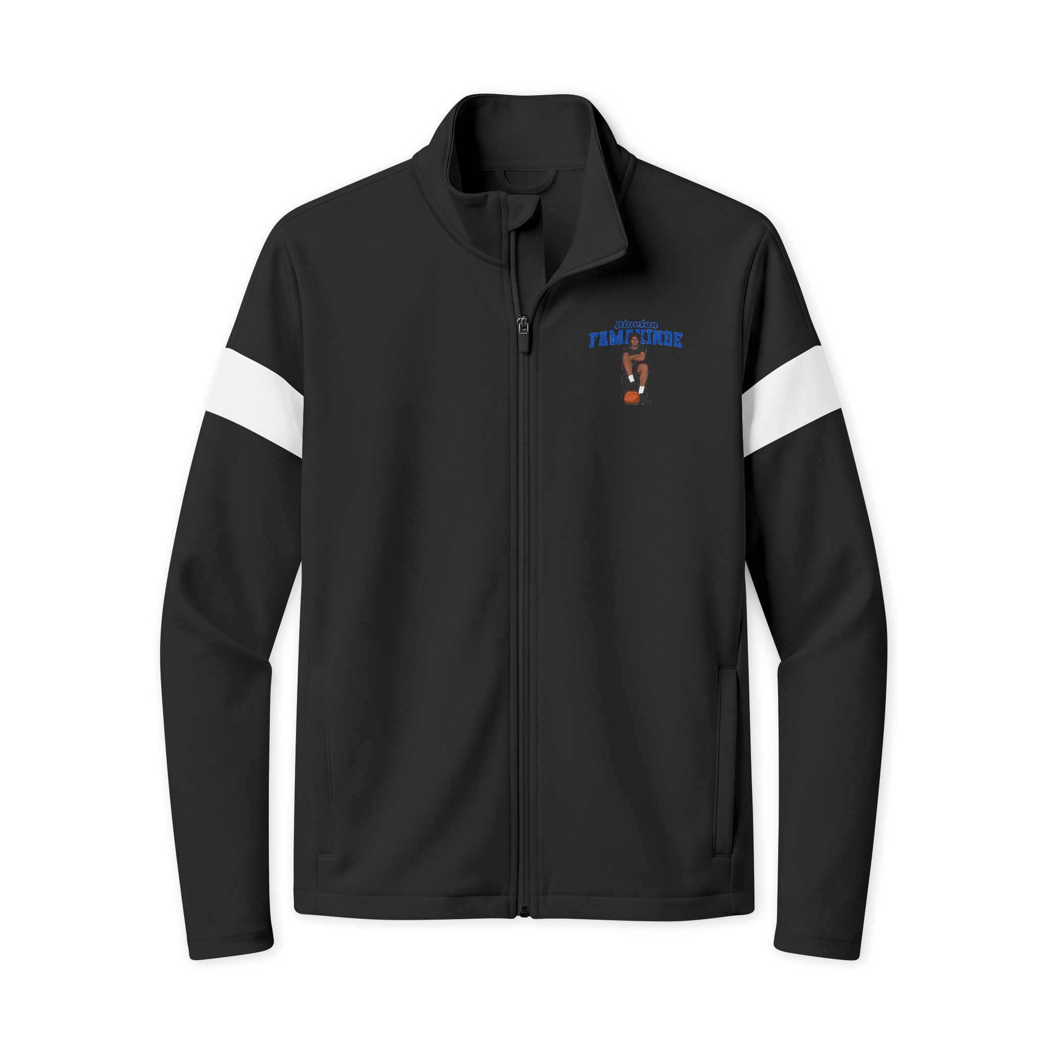 Travel Full-Zip Jacket — character_name_arch in Black/ White