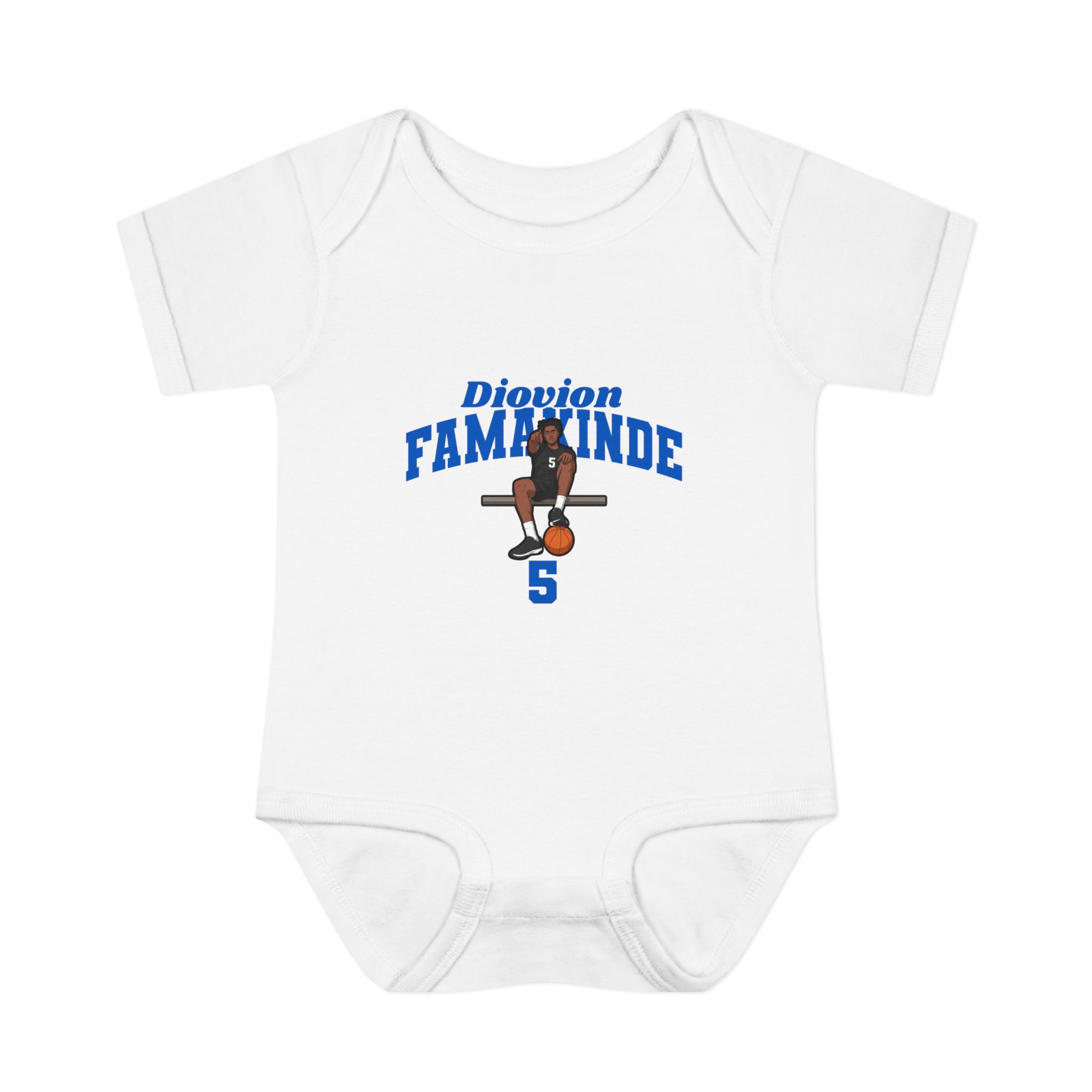 Baby Onesie — character_signature_arch in White