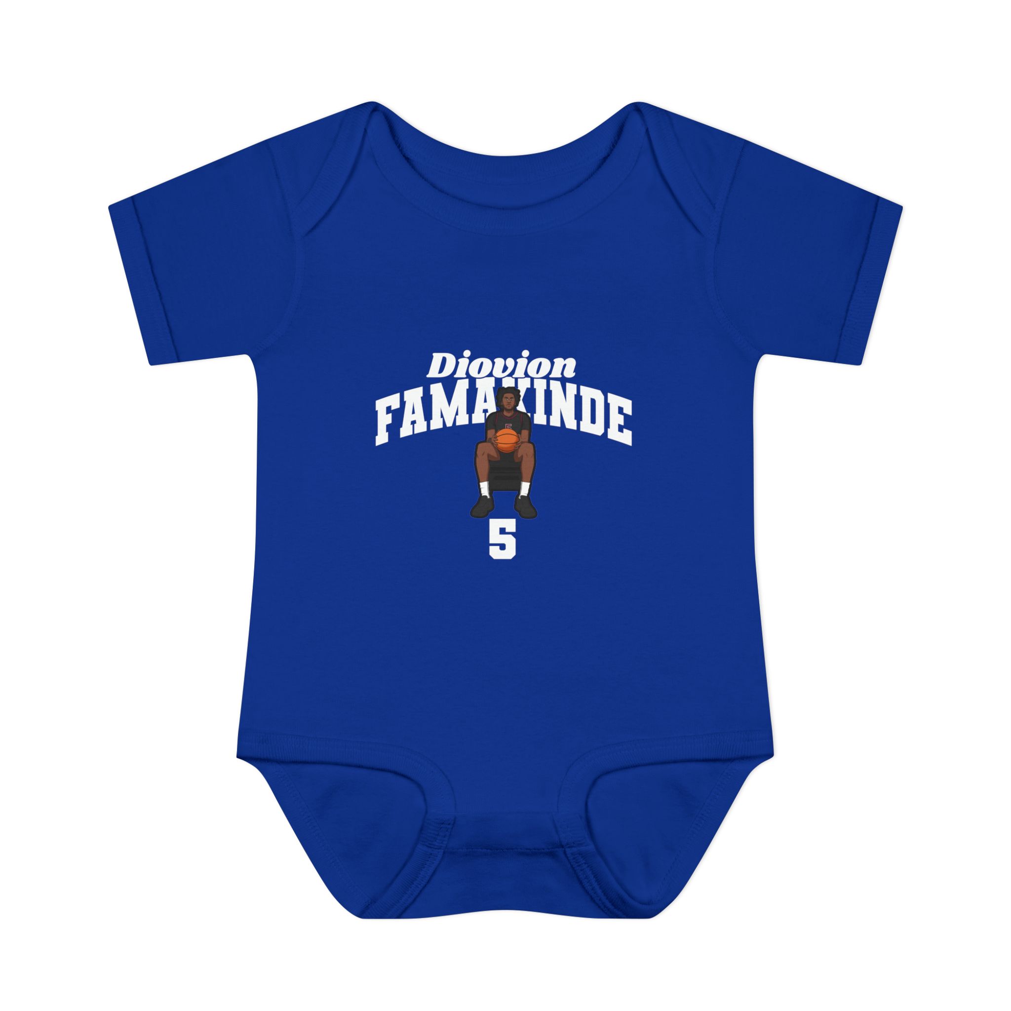 Baby Onesie — character_signature_arch in Royal