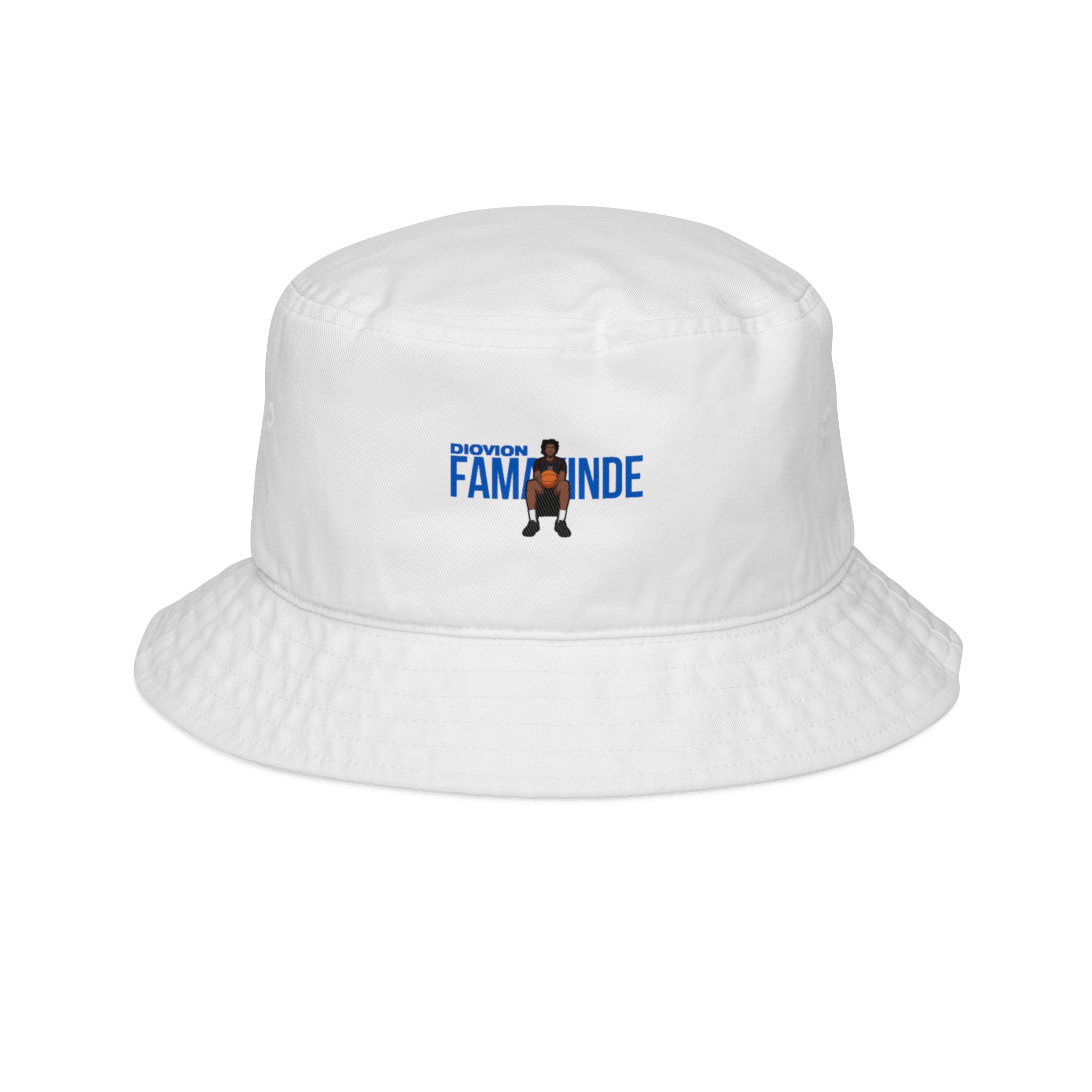 Bucket Hat — character_player_name in White