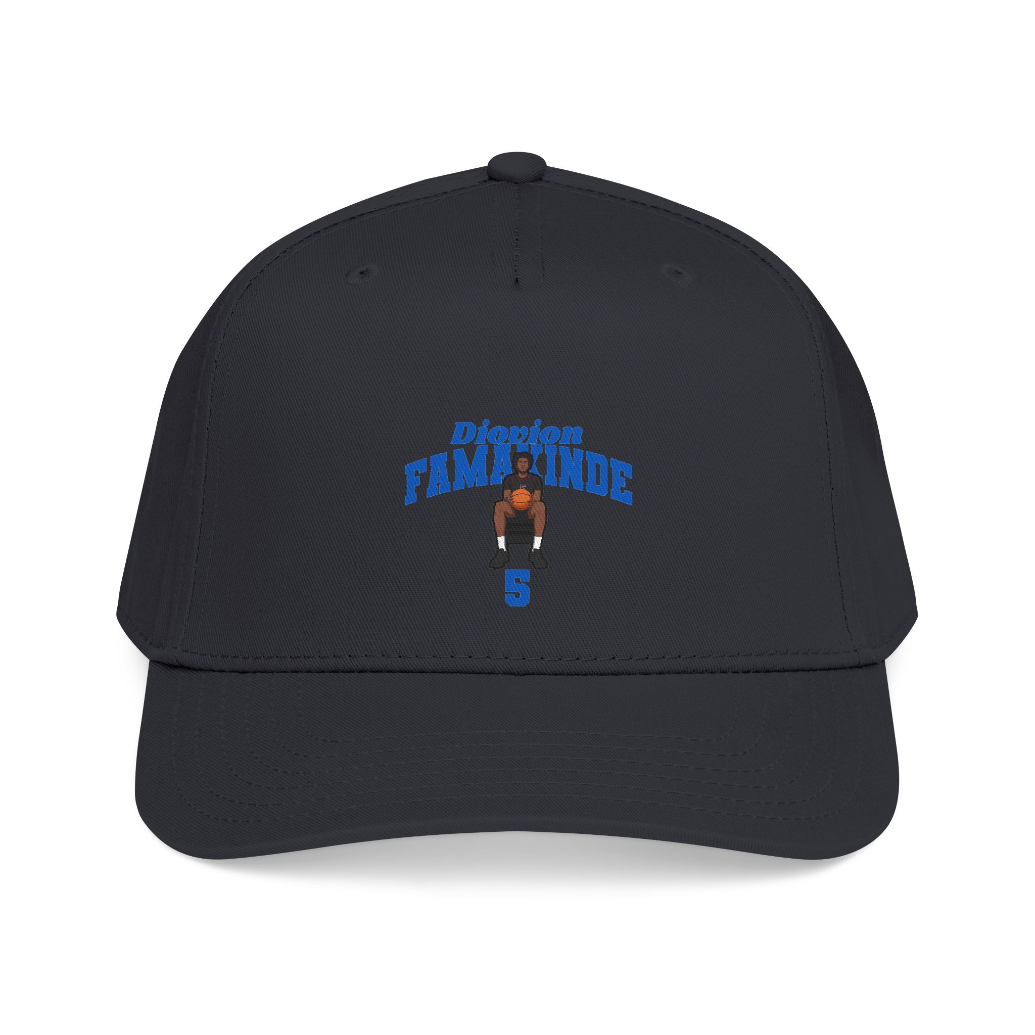 Baseball Cap — character_signature_arch in Black