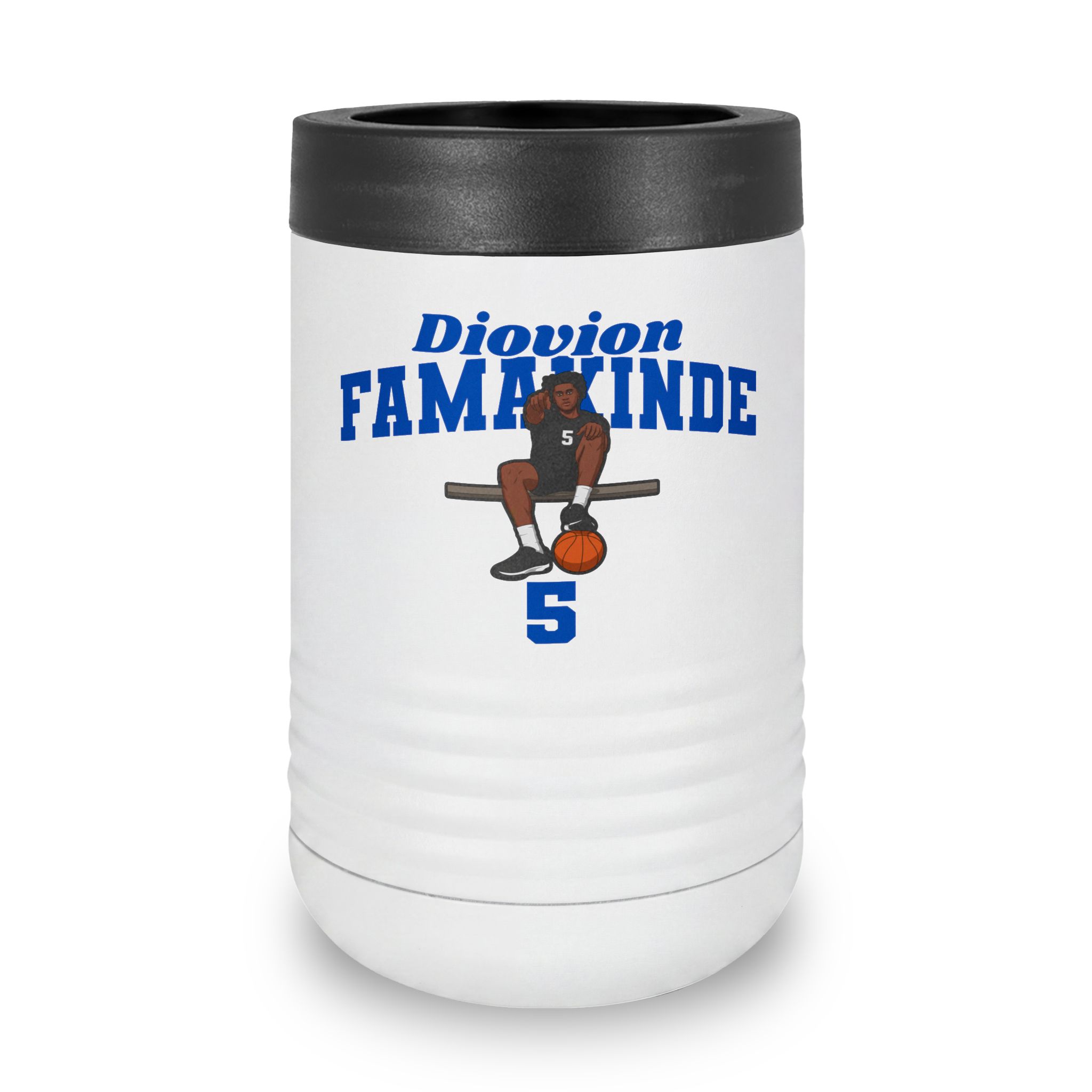 Stainless Can Cooler — character_signature_arch in White