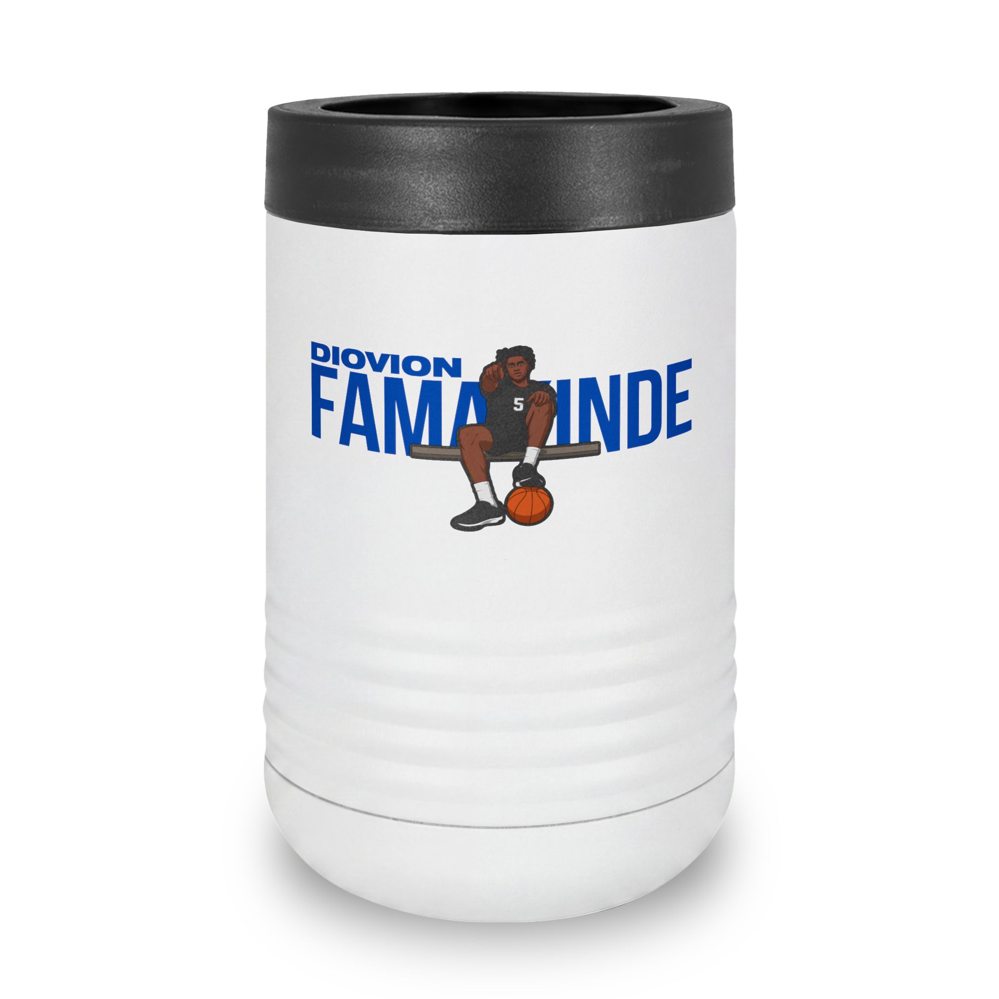 Stainless Can Cooler — character_player_name in White