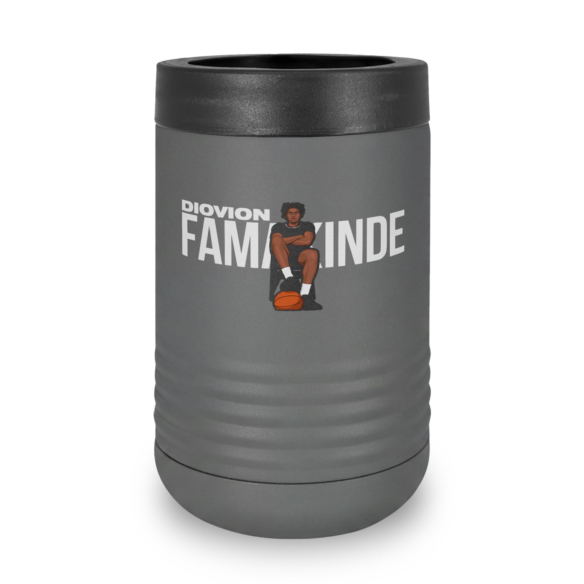 Stainless Can Cooler — character_player_name in Grey