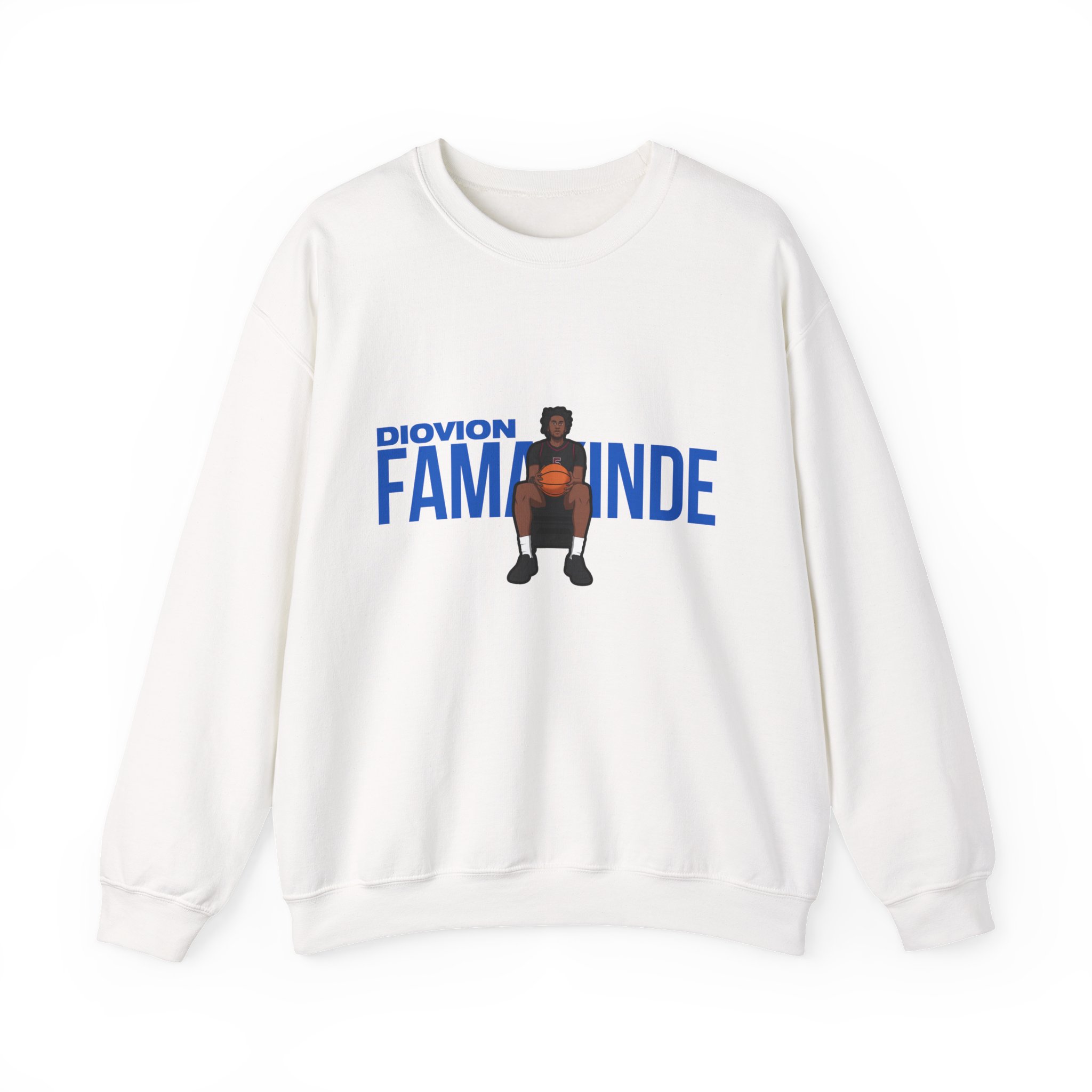 Crewneck Sweatshirt — character_player_name in White