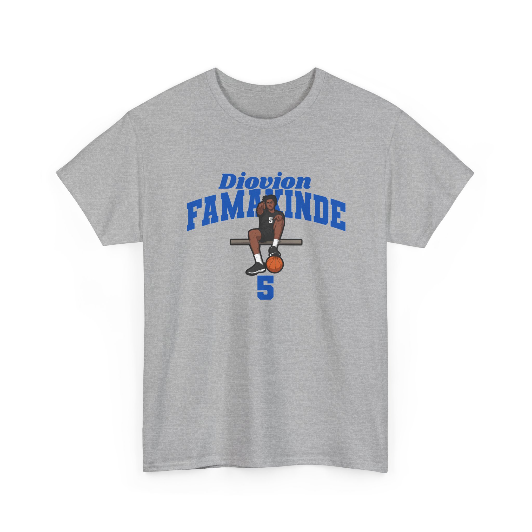 Tee — character_signature_arch in Grey