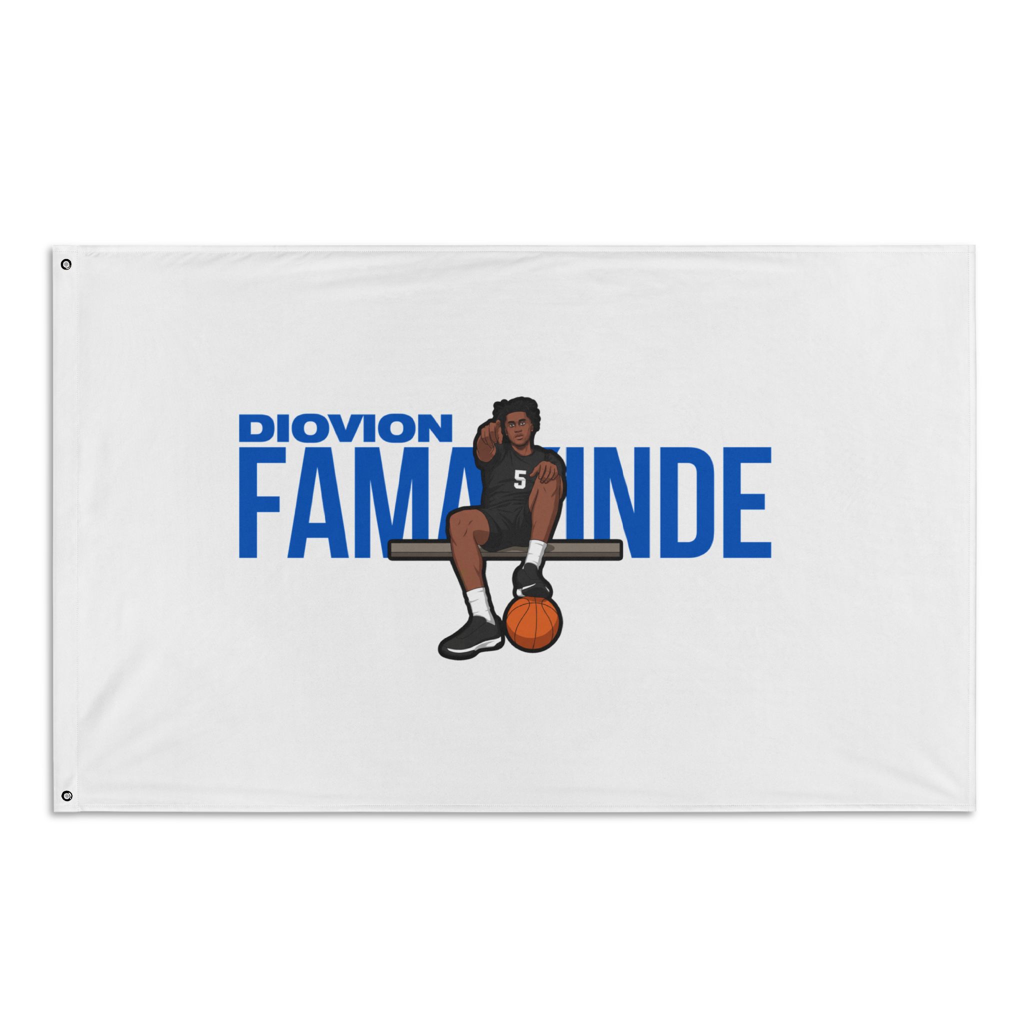 Flag (35 × 56 in) — character_player_name in Classic