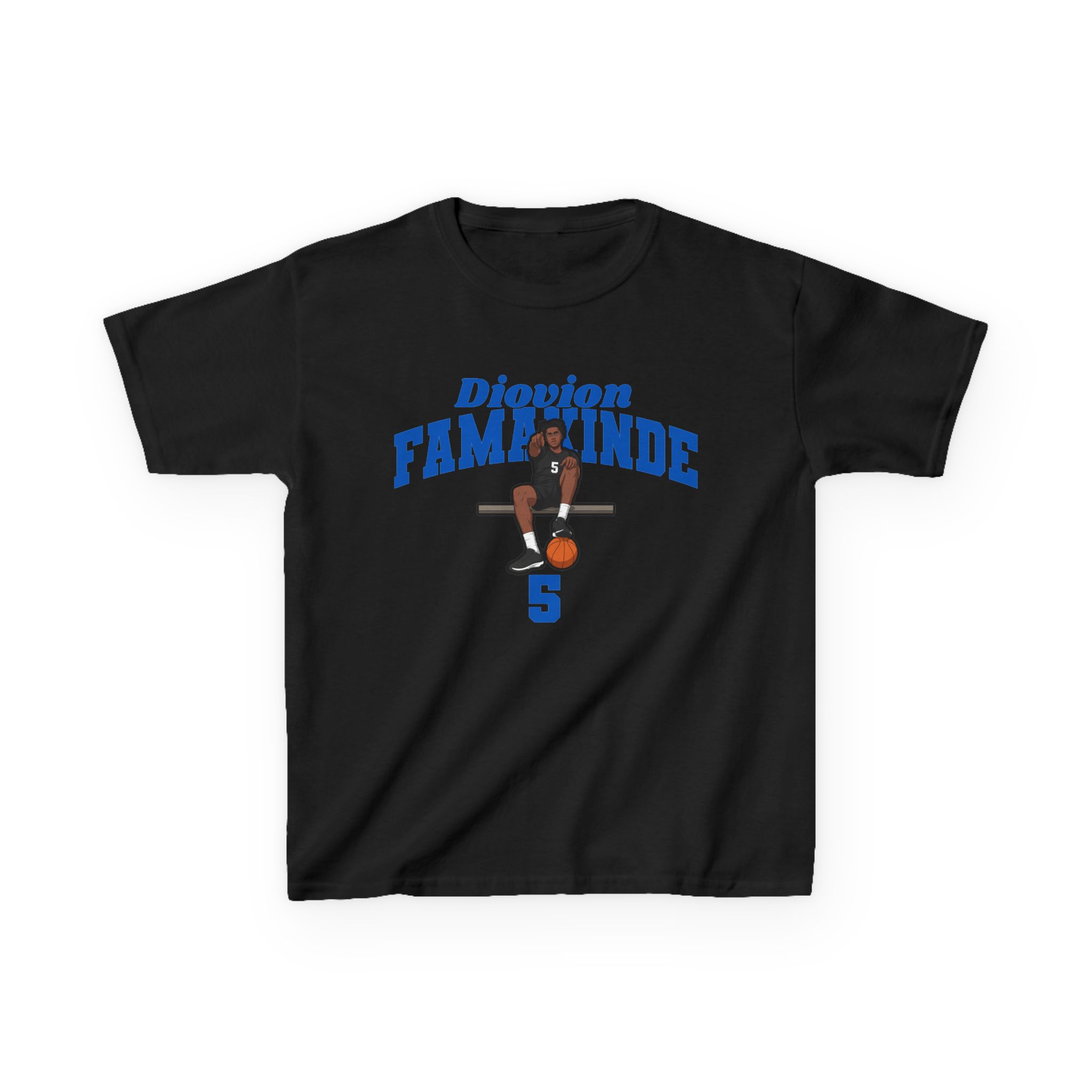 Youth Tee — character_signature_arch in Black