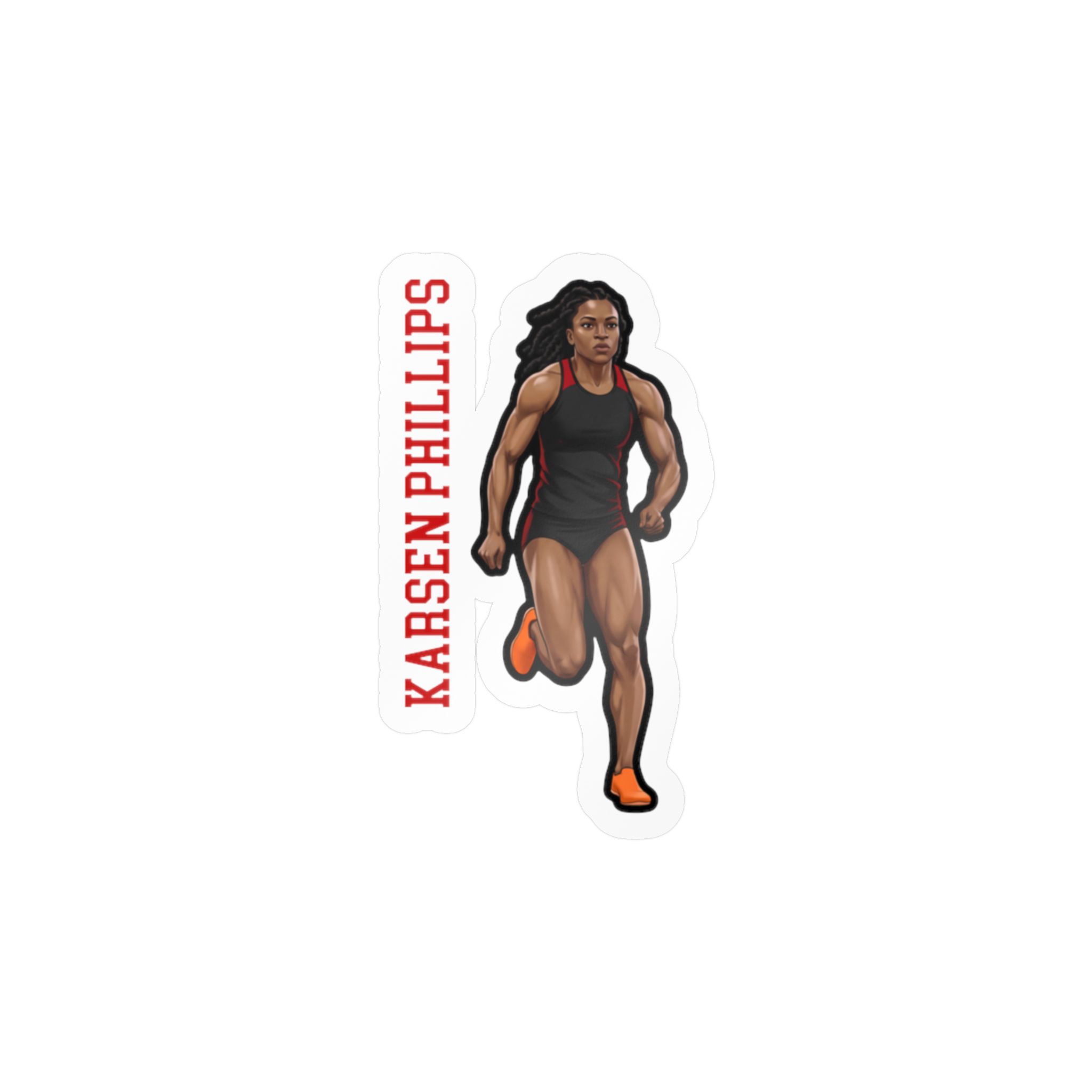 Vinyl Sticker — character_name_vertical in Classic