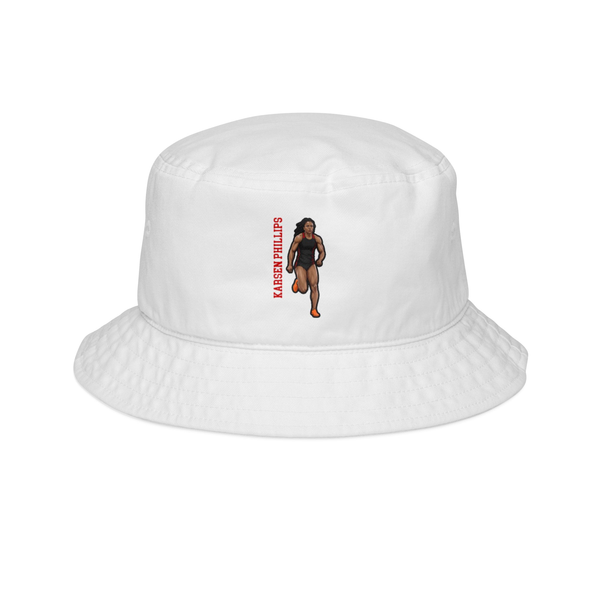 Bucket Hat — character_name_vertical in White