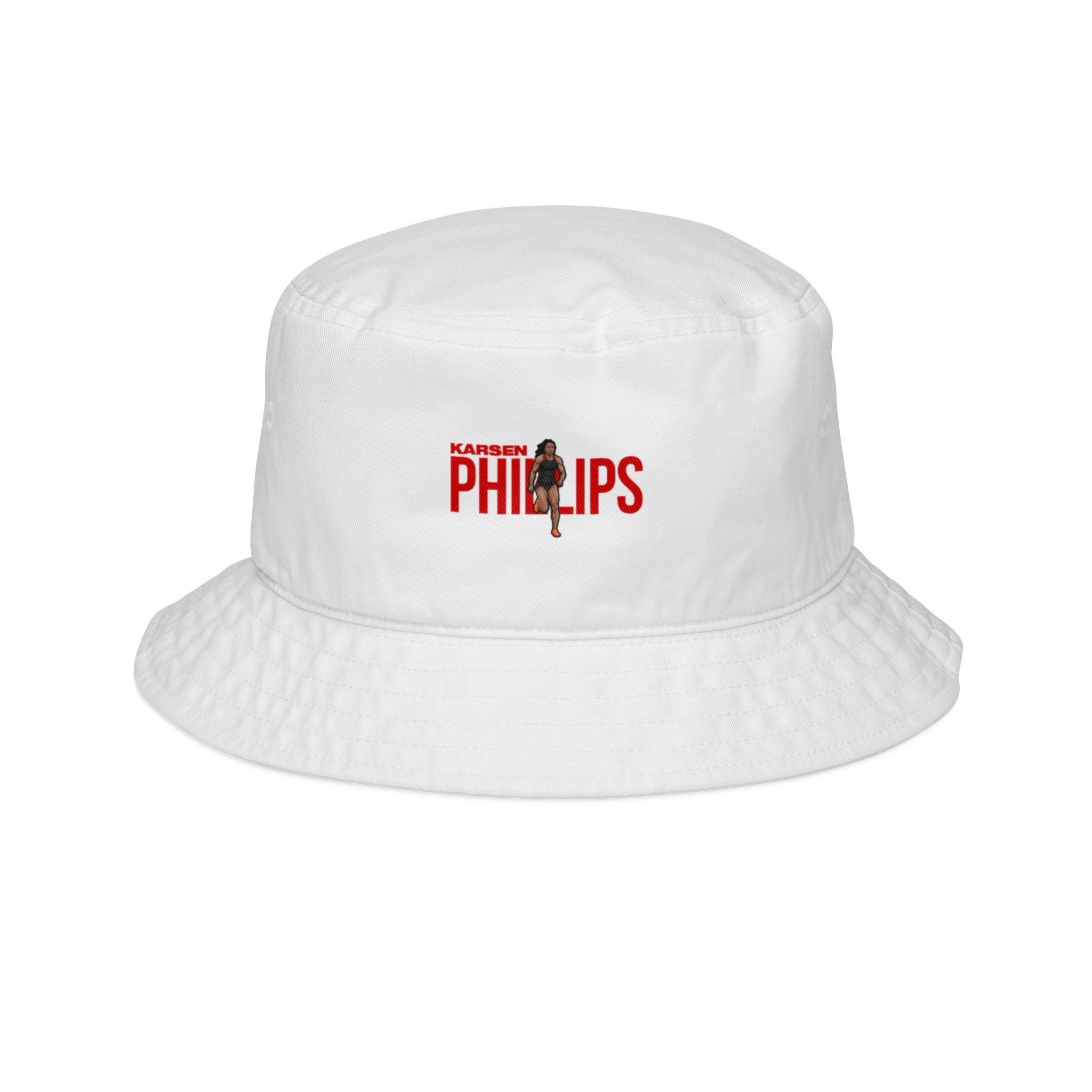 Bucket Hat — character_player_name in White